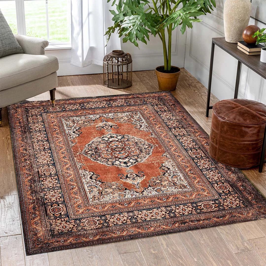 Terracotta Oriental Rug - Aladdinrugs