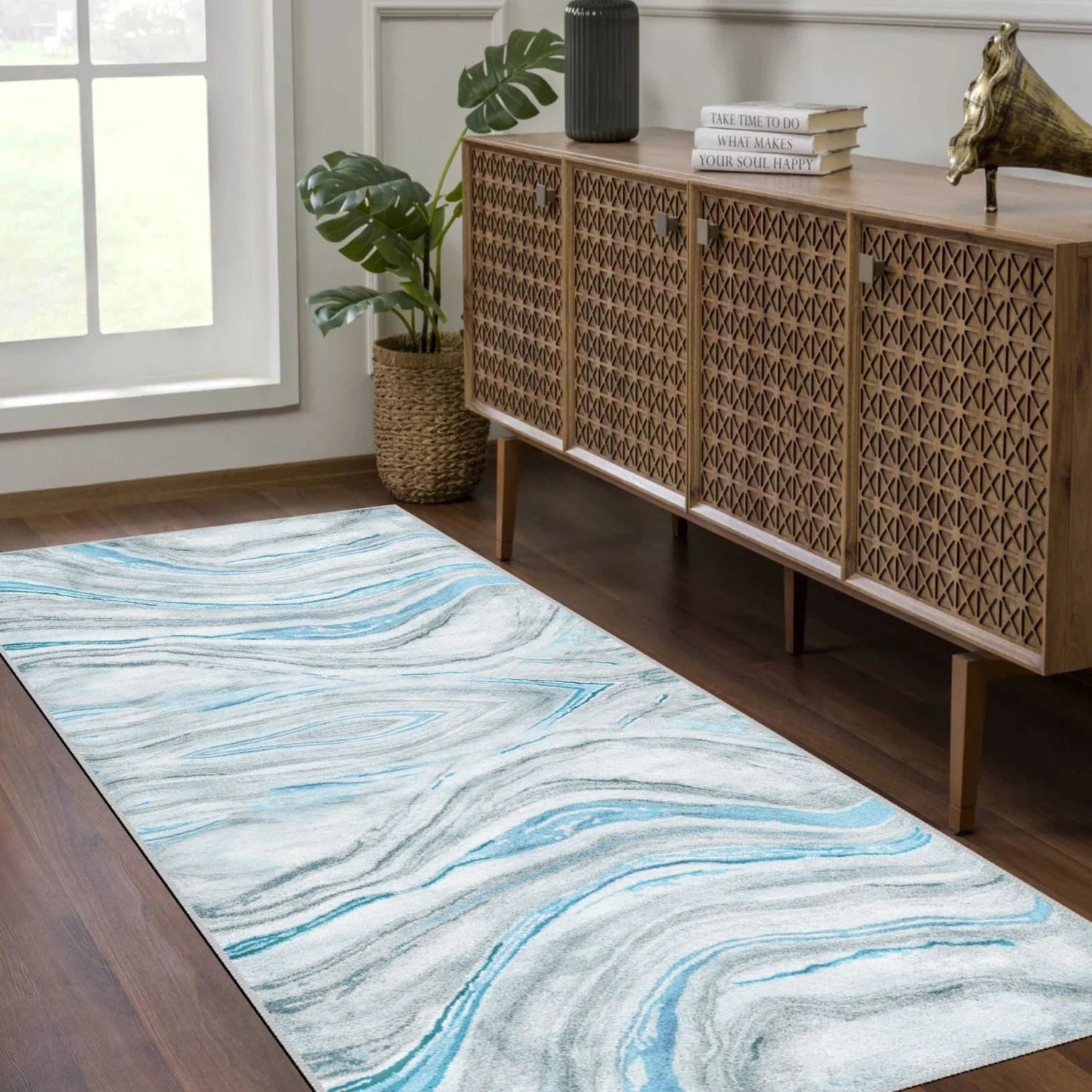 Chic Marble Runner - Aladdinrugs