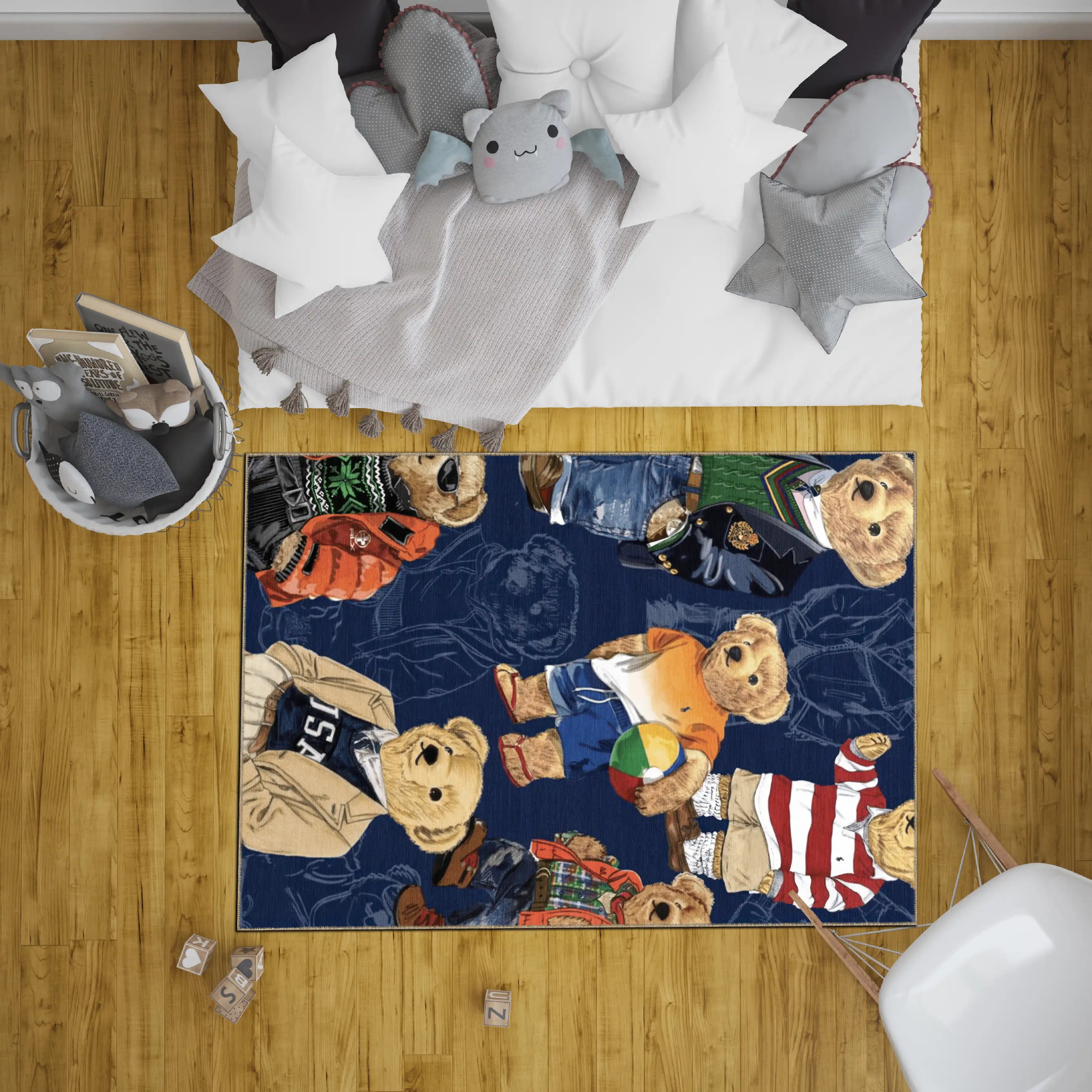 Teddy Bear Kids Rug - Aladdinrugs