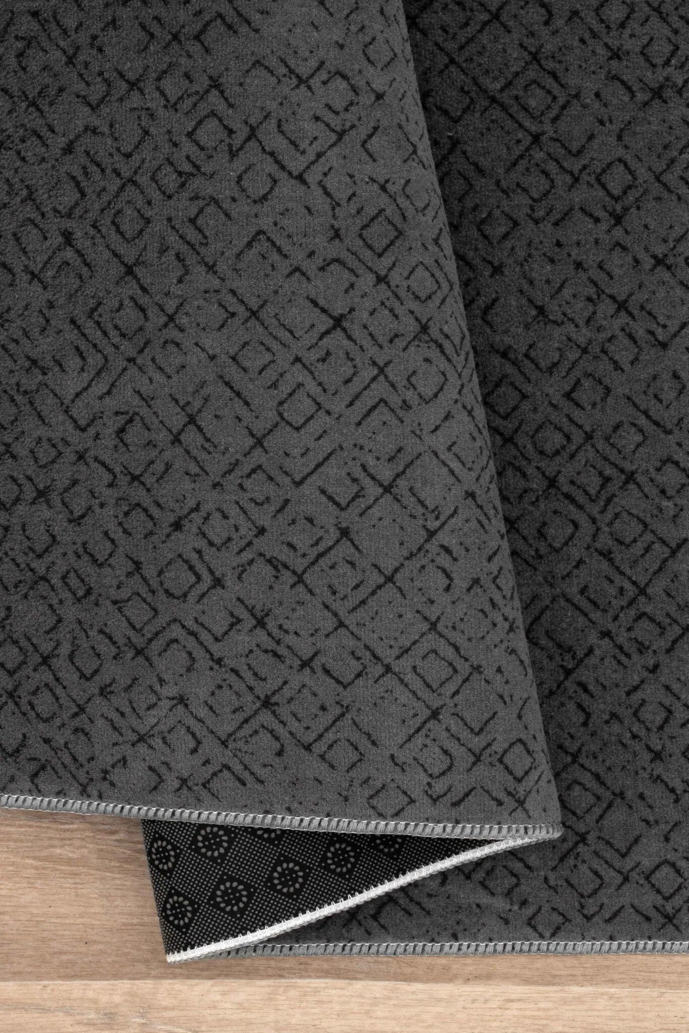 Anthracite Textured Rug - SOFT-2034-ANTHR