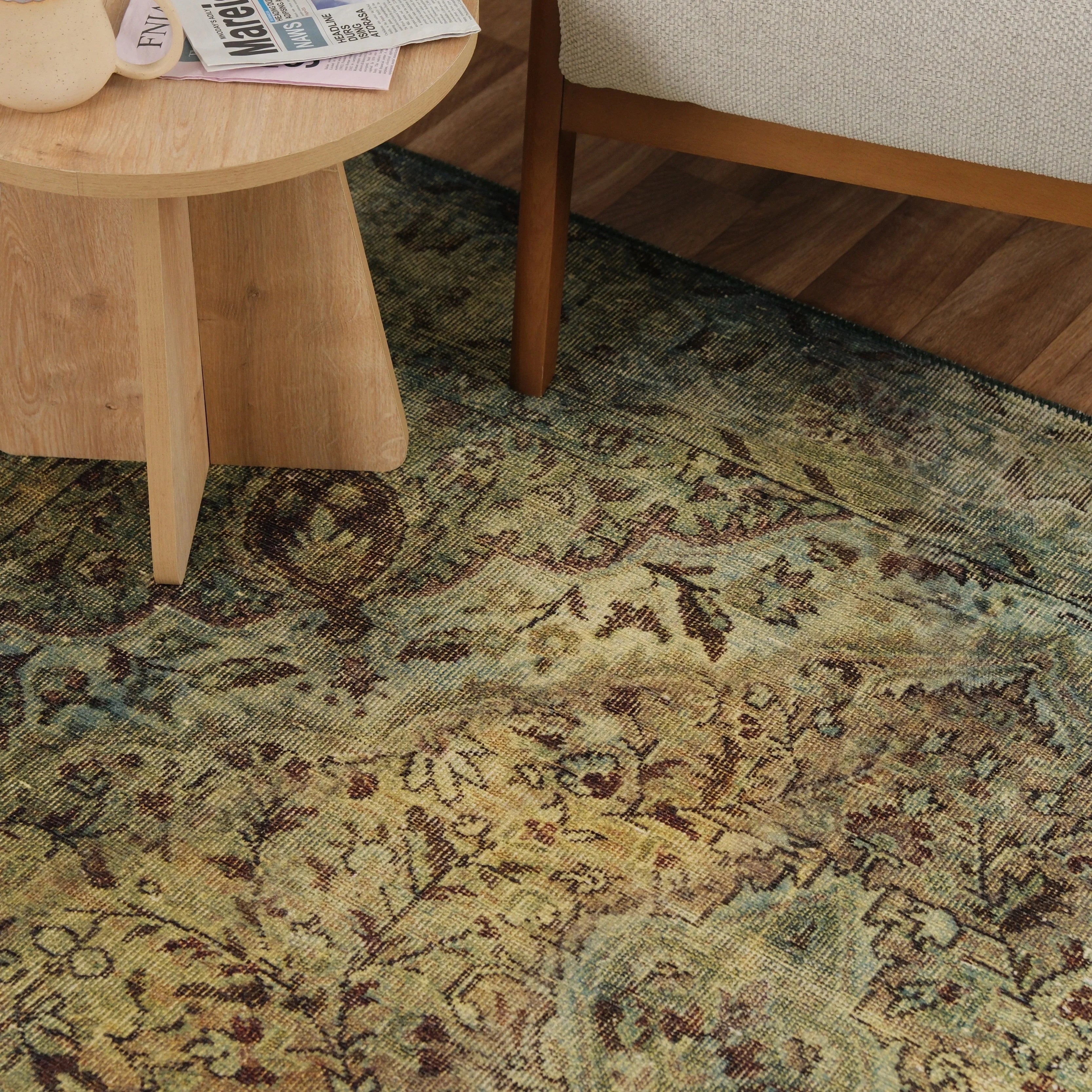 Green Persian Rug - Aladdinrugs