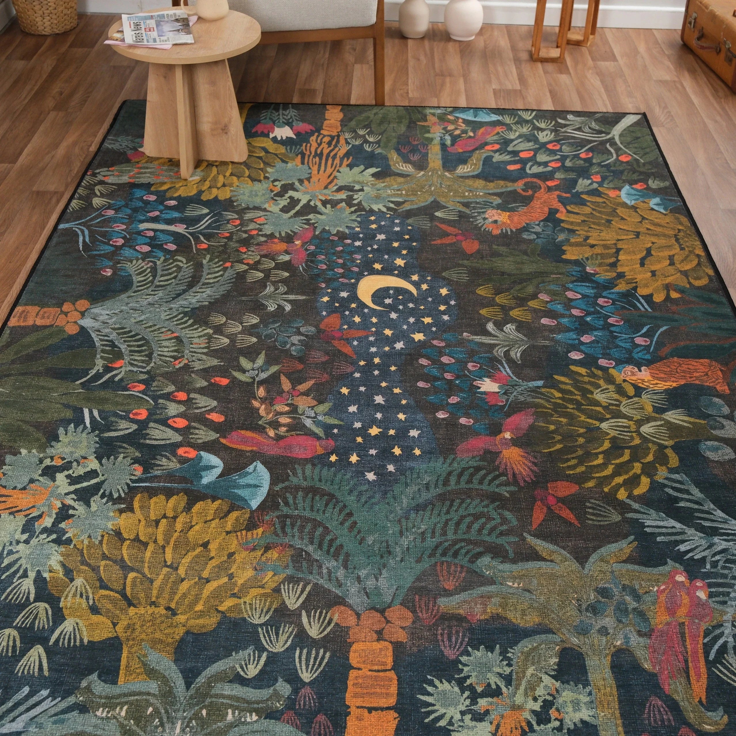 Whimsical Night Sky Rug - Aladdinrugs