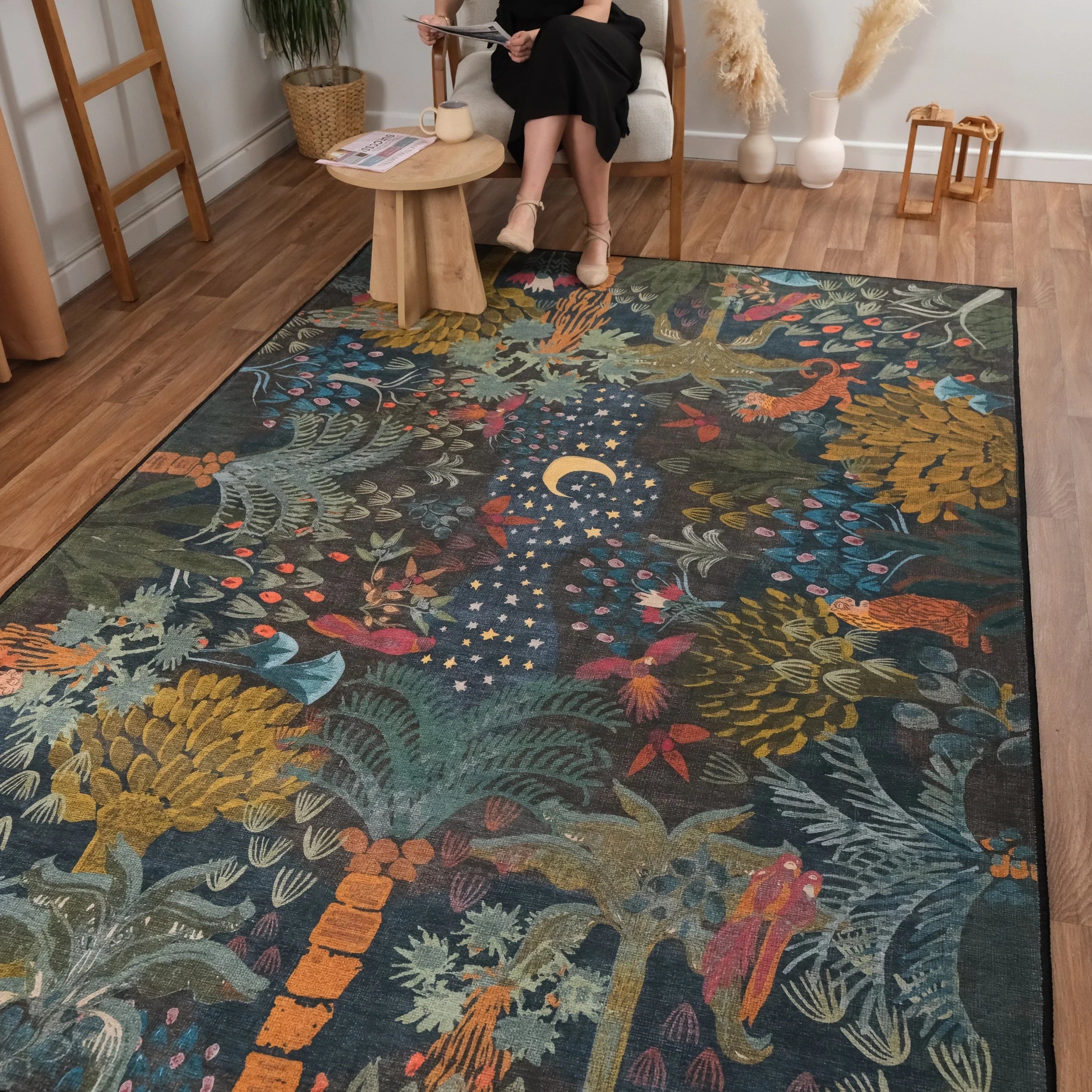 Whimsical Night Sky Rug - Aladdinrugs