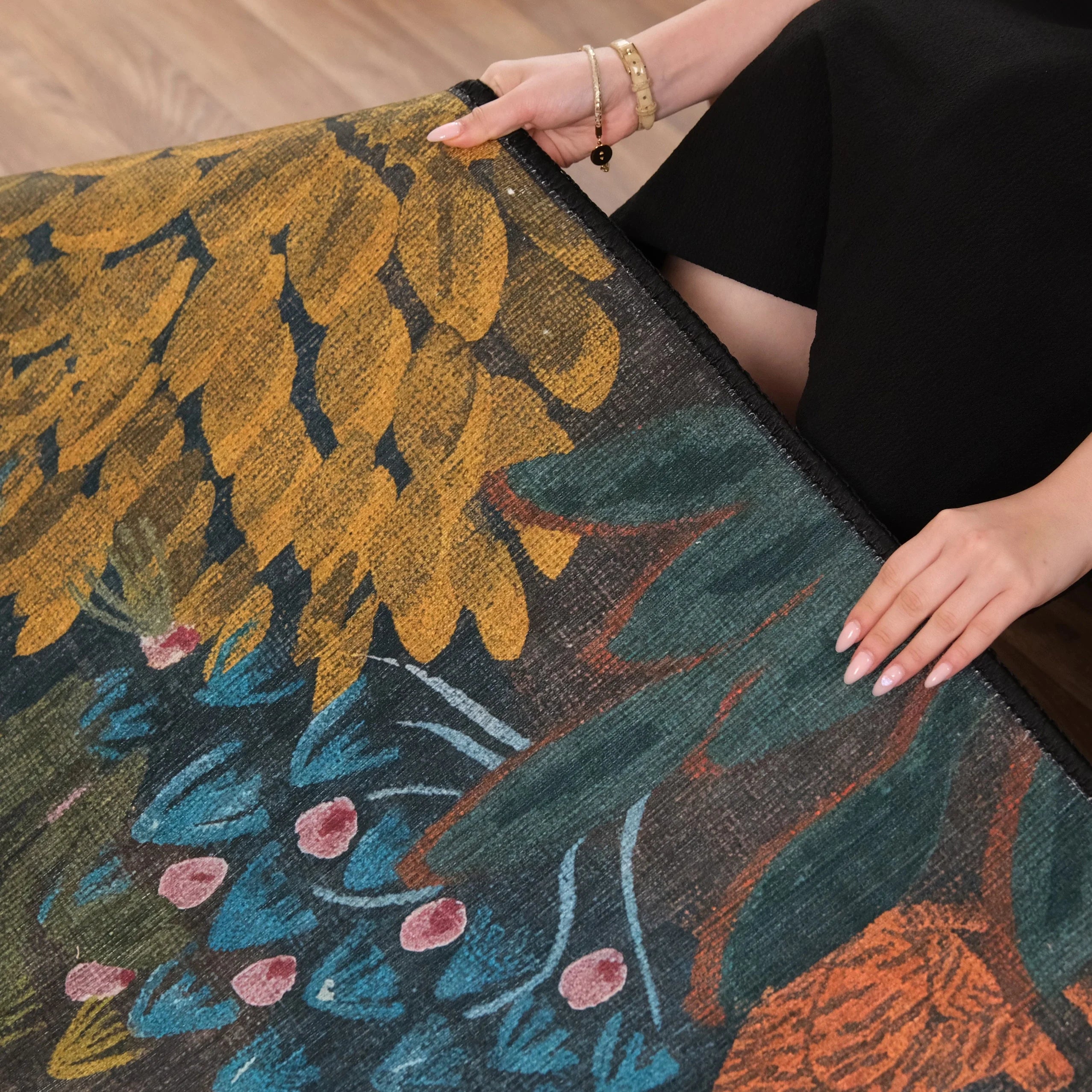 Whimsical Night Sky Rug - Aladdinrugs