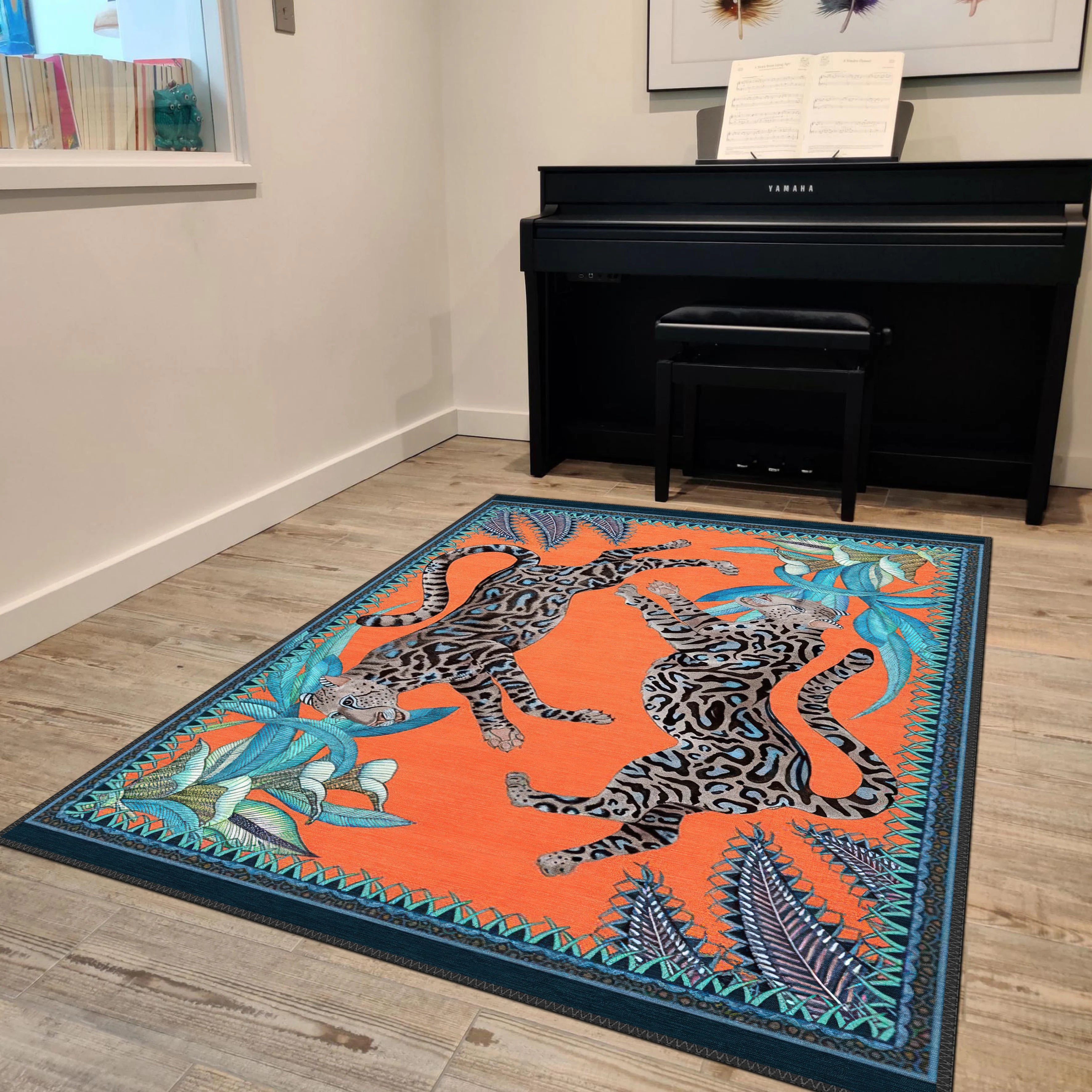 Artistic Leopard Rug - Aladdinrugs