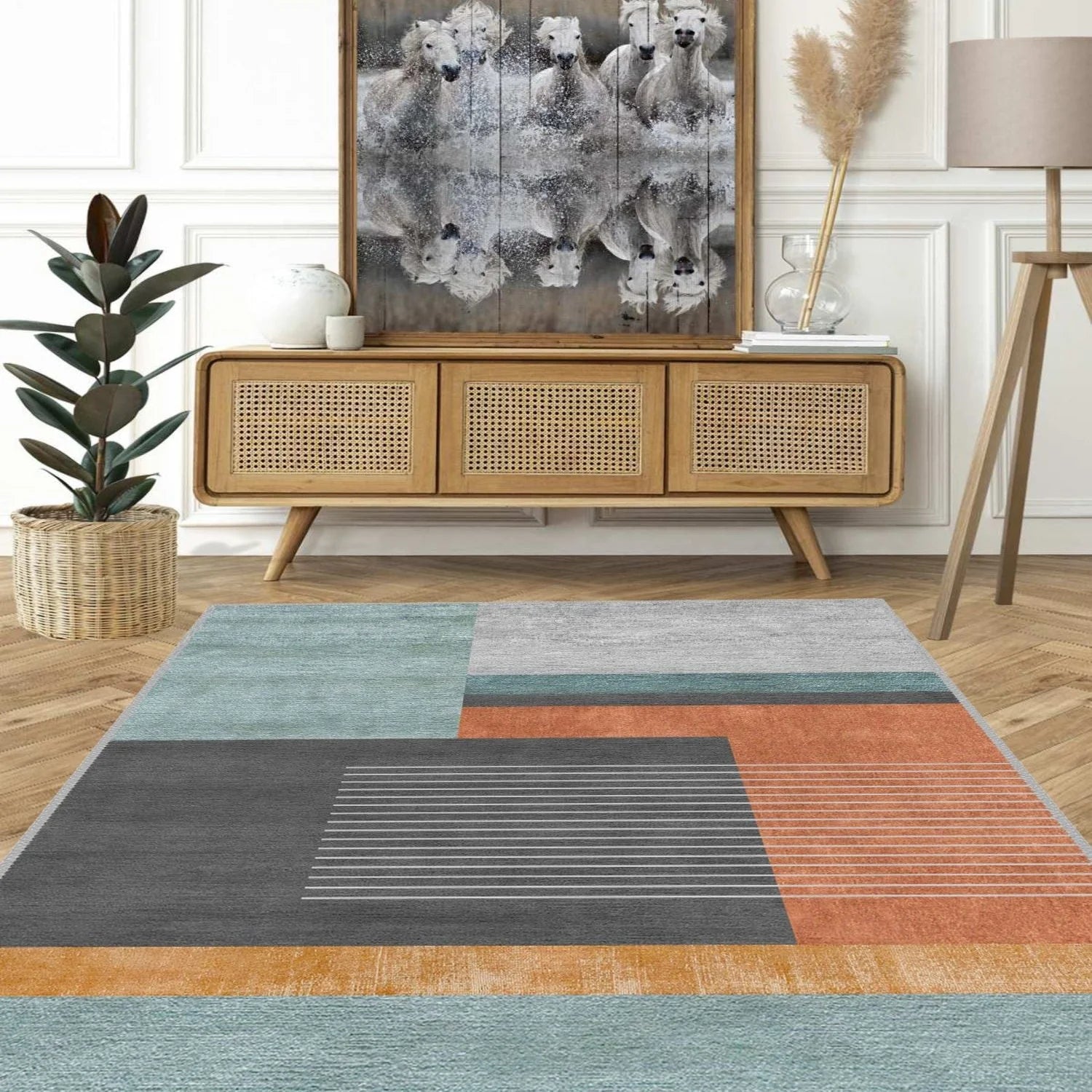 Minimalist Hallway Runner - Aladdinrugs
