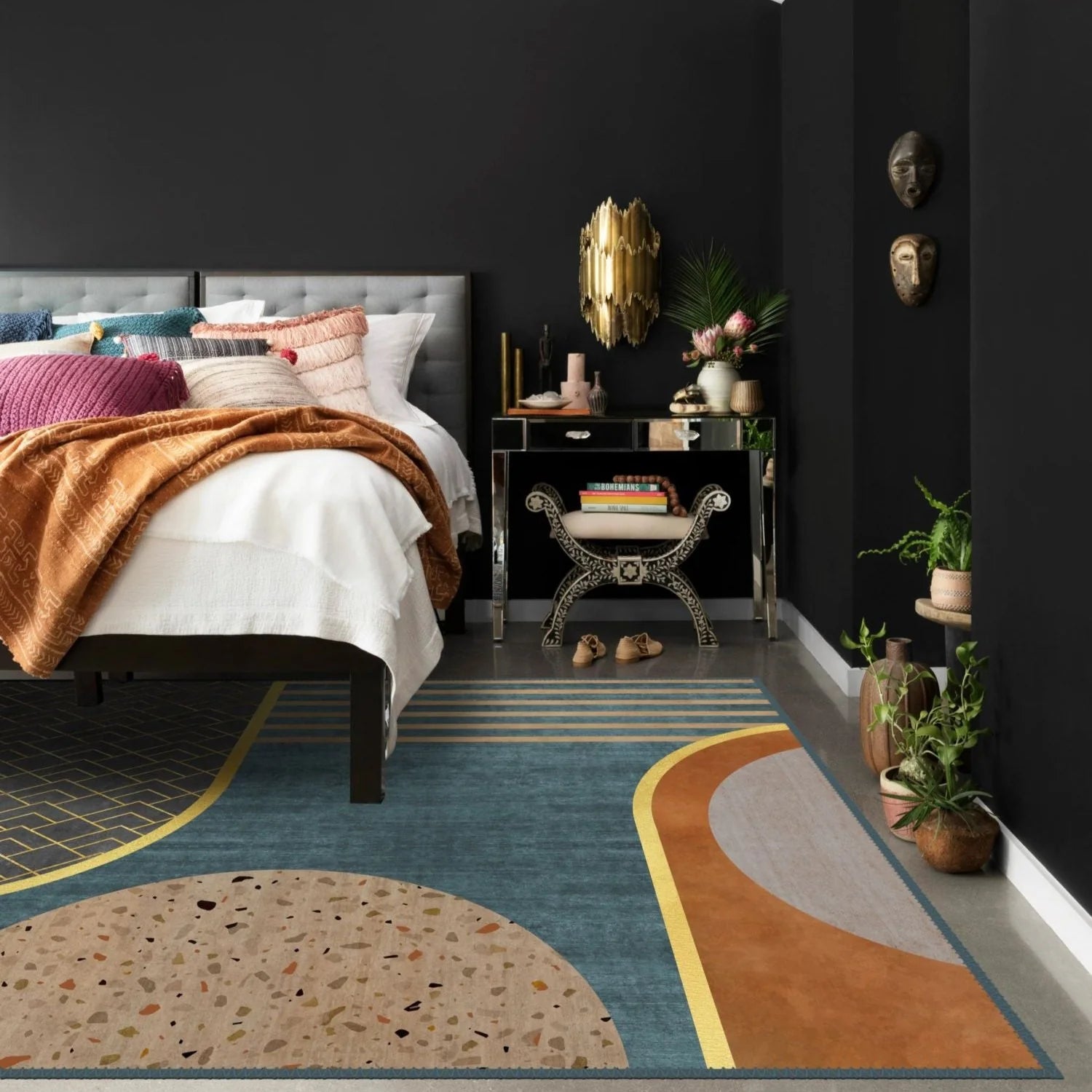 Kitchen Abstract Rug - Aladdinrugs