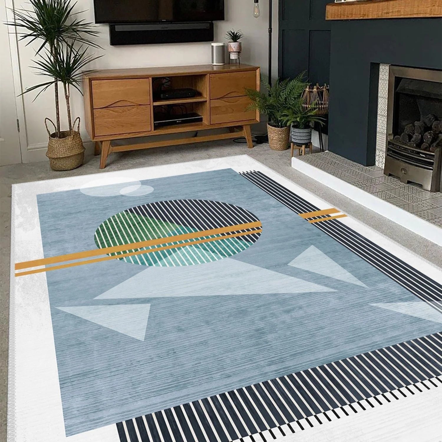 Luxury Geometric Runner - Aladdinrugs