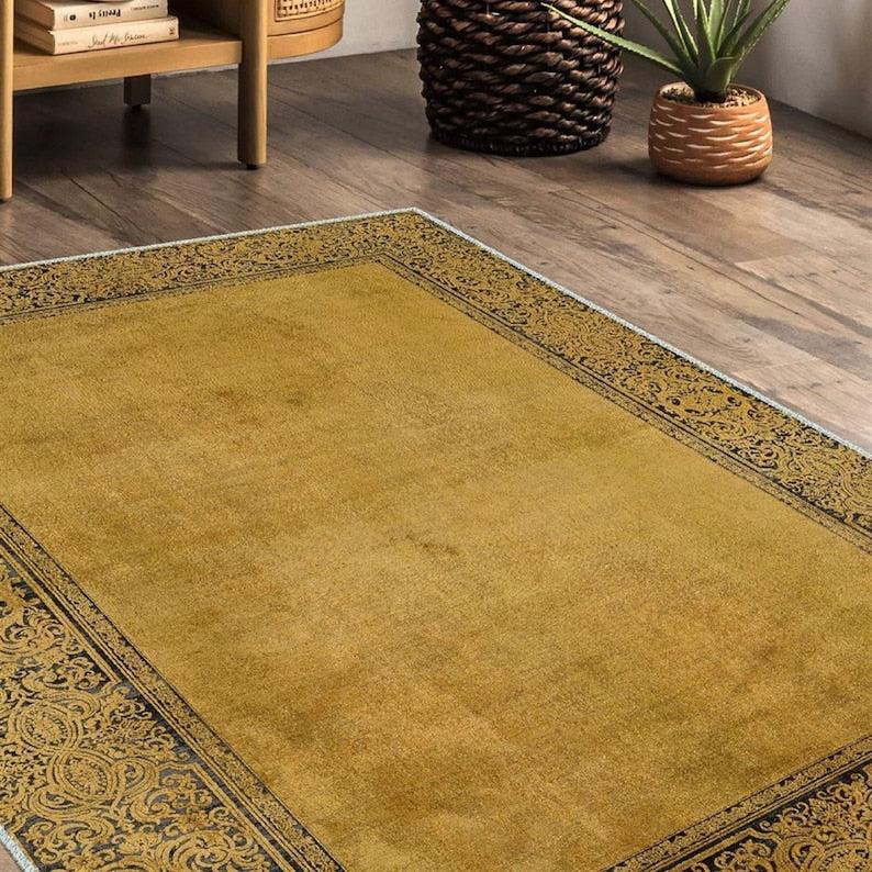 Mustard Area Rug - Aladdinrugs