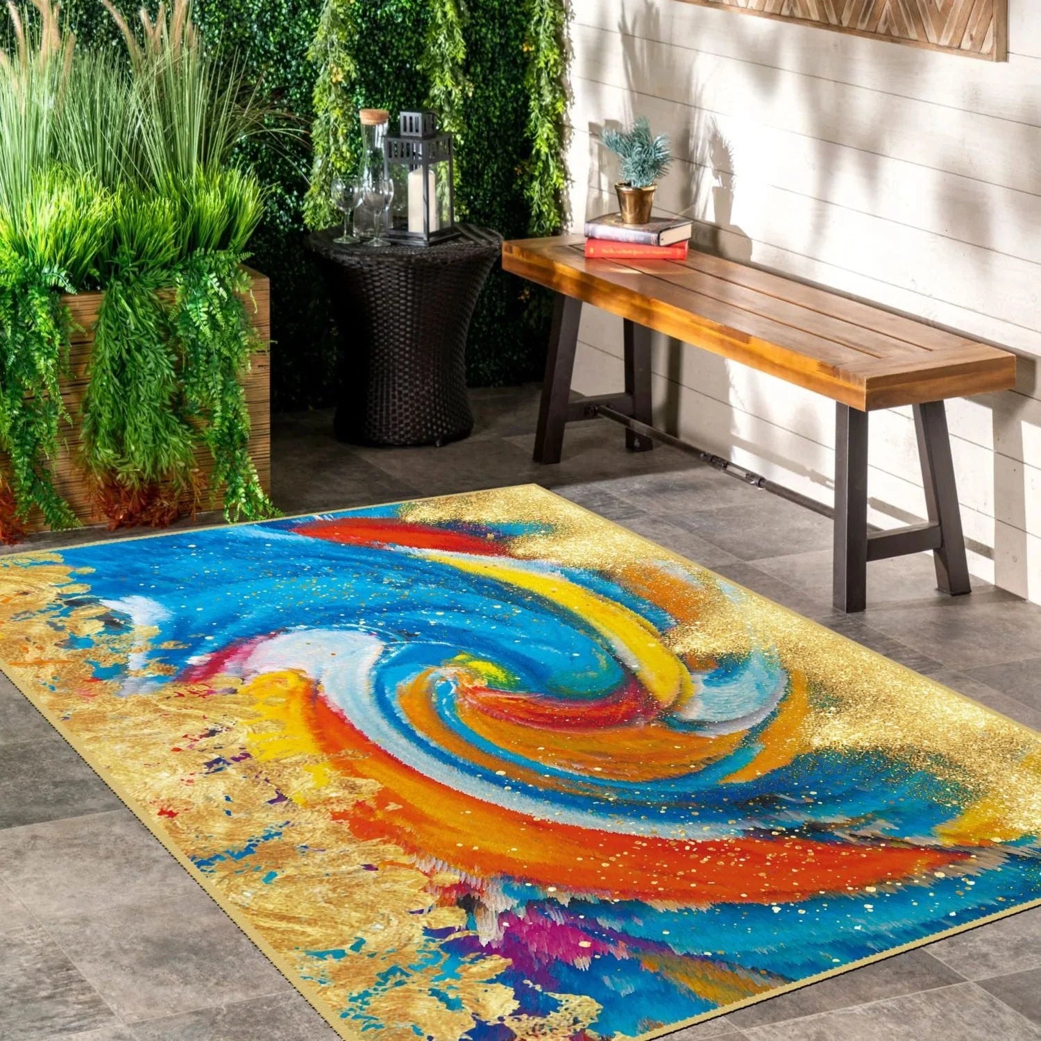 Dynamic Art Runner - Aladdinrugs