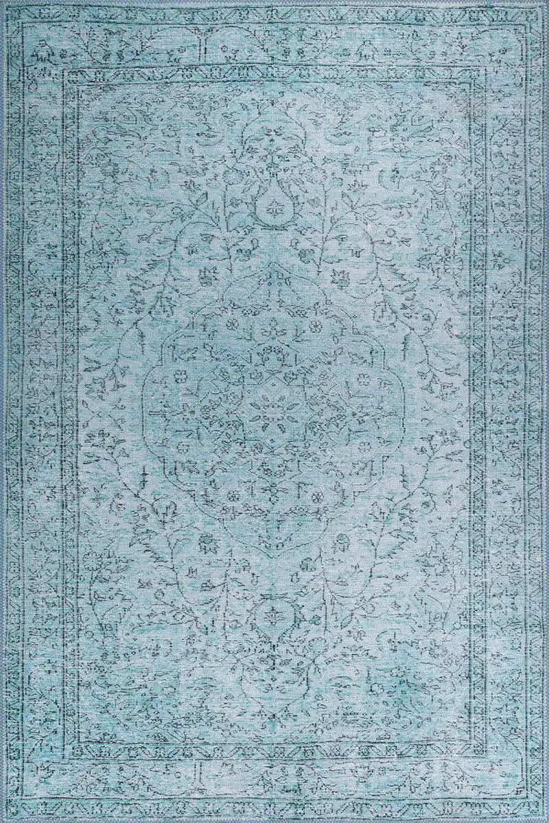 Blue Medallion Rug - Aladdinrugs