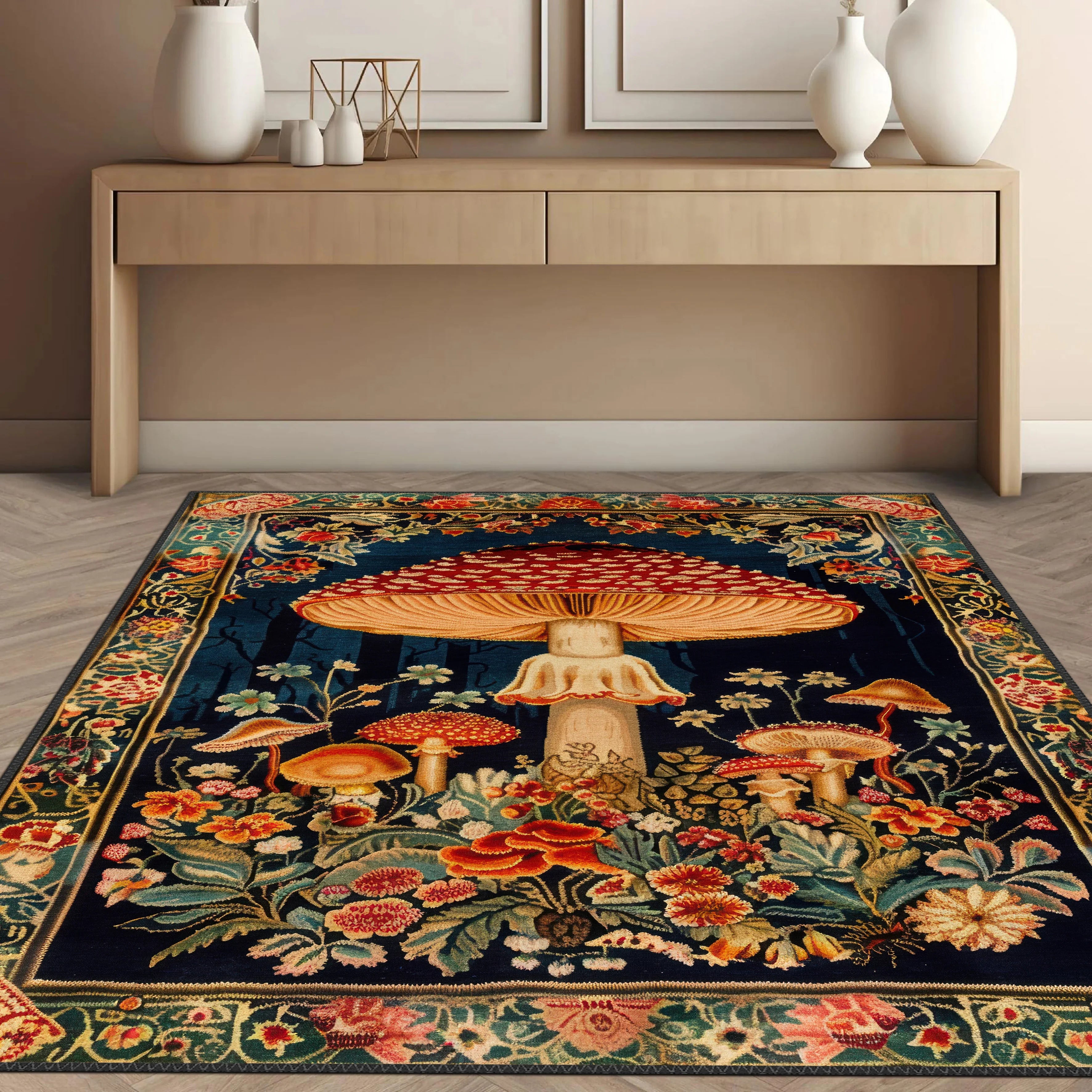 Forest Mushroom Rug - Aladdinrugs