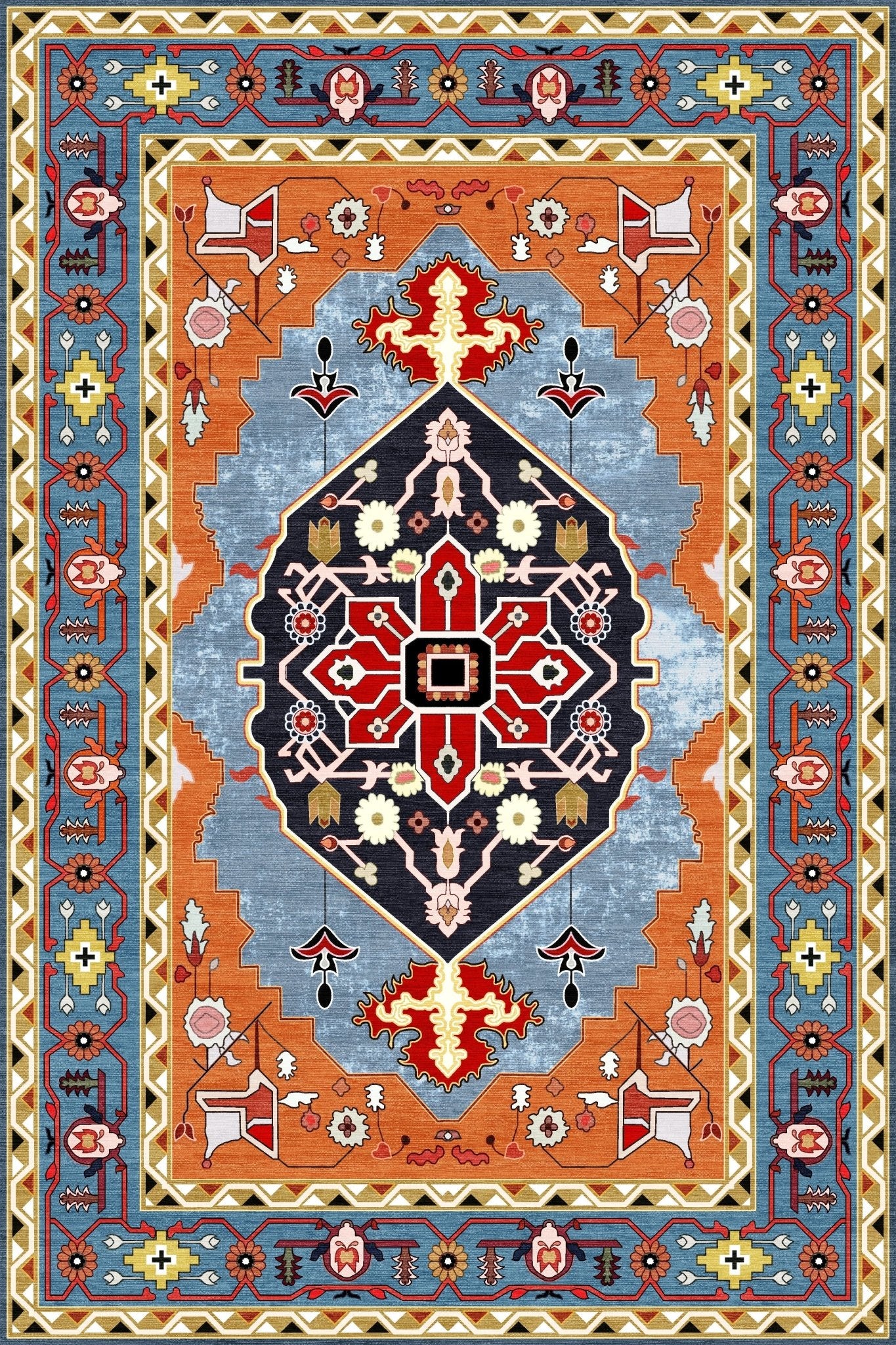 Warm Tones Carpet - Aladdinrugs