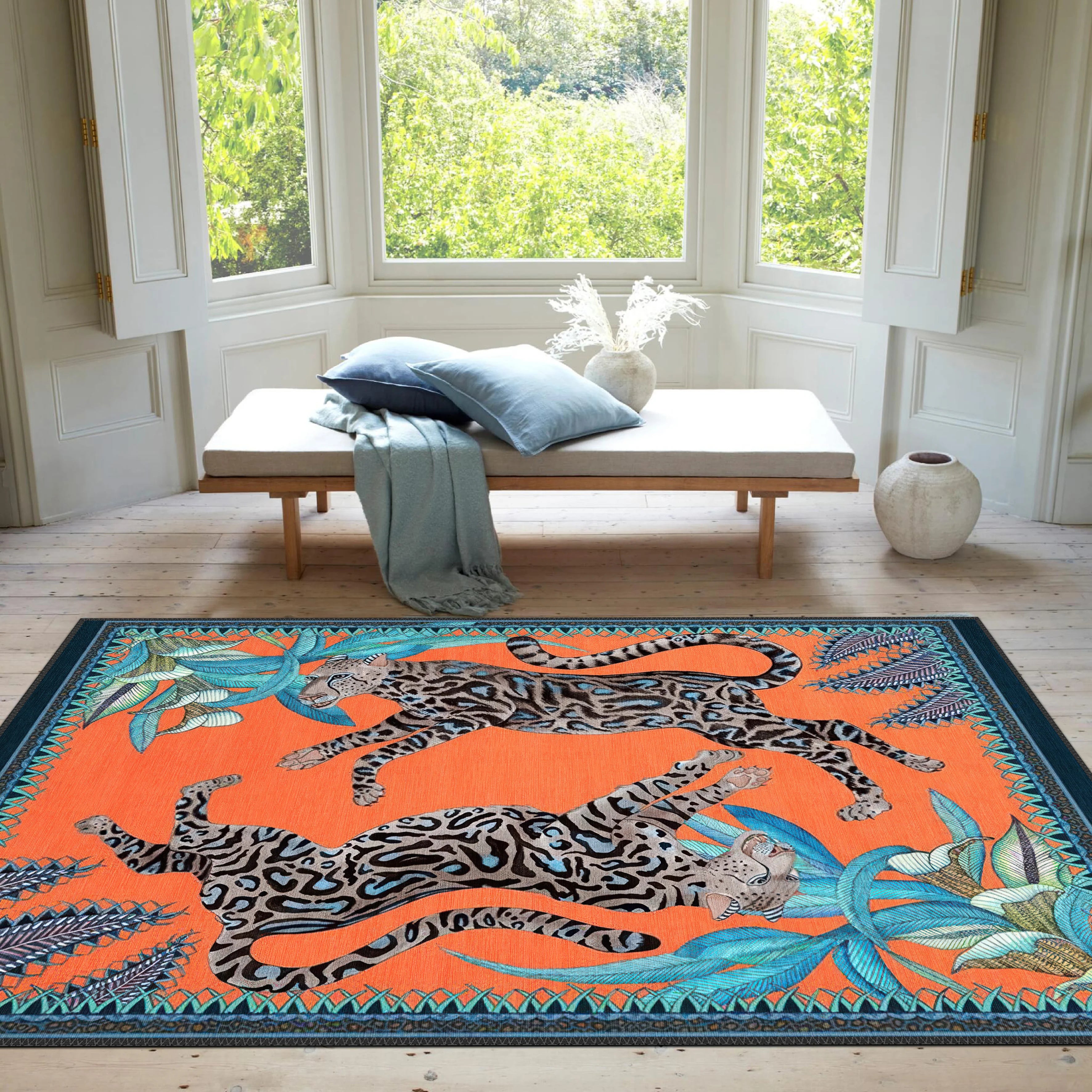Artistic Leopard Rug - Aladdinrugs