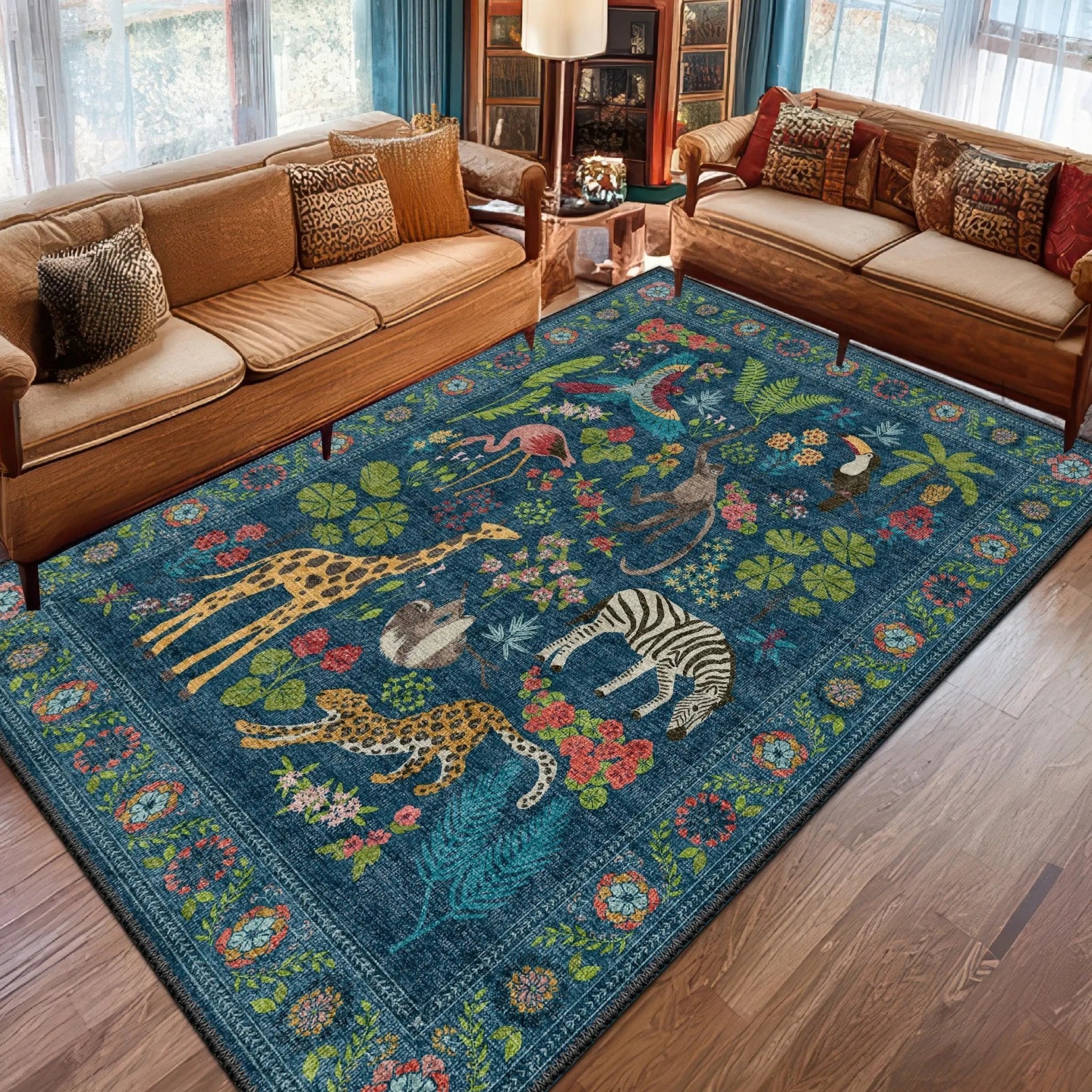Safari Wildlife Carpet - Aladdinrugs