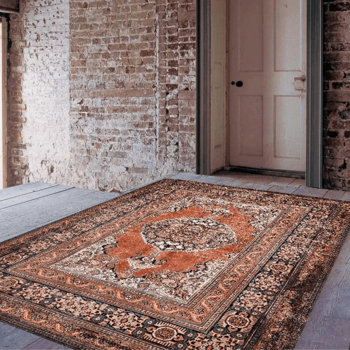 Terracotta Oriental Rug - Aladdinrugs