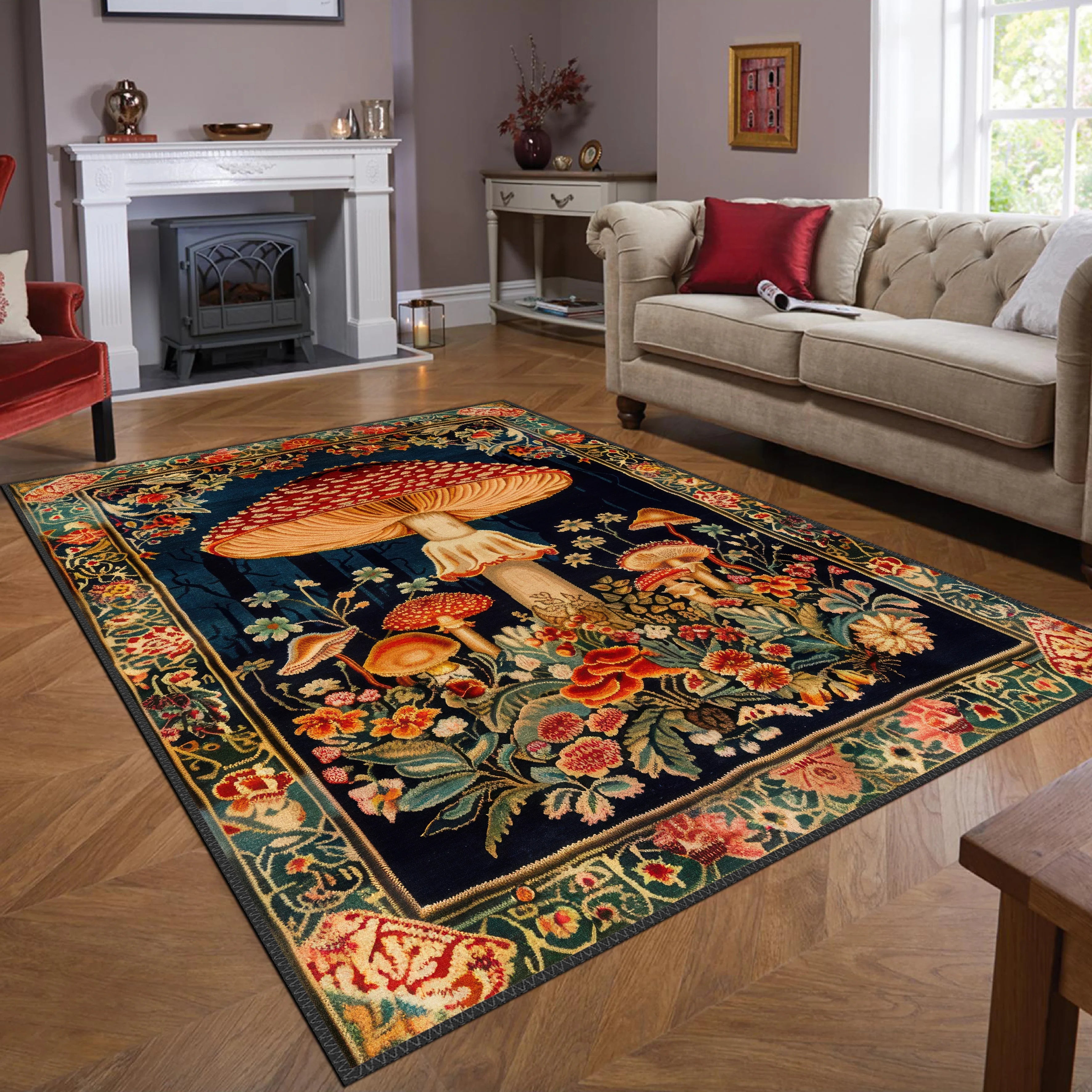 Forest Mushroom Rug - Aladdinrugs