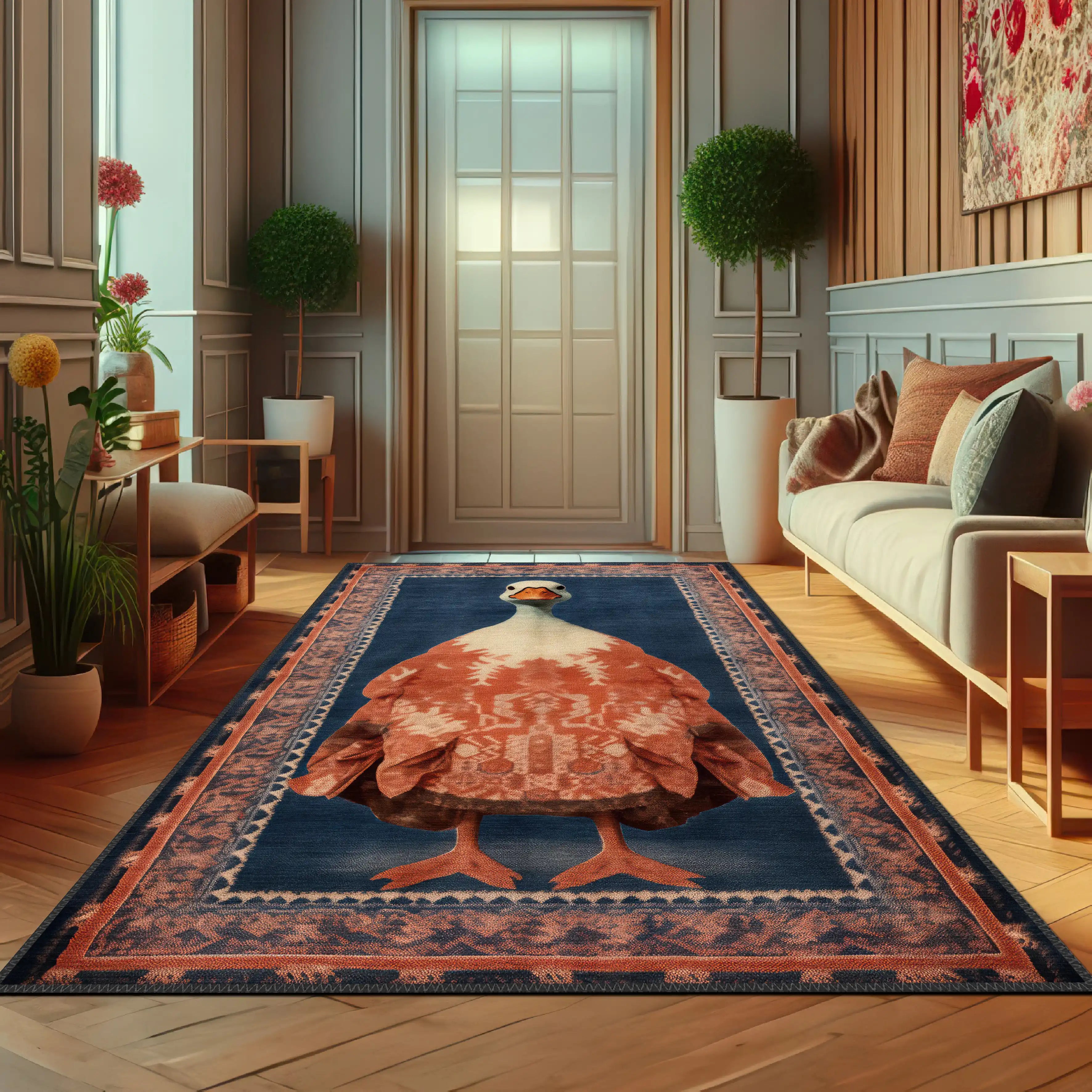 Rustic Duck Carpet - Aladdinrugs