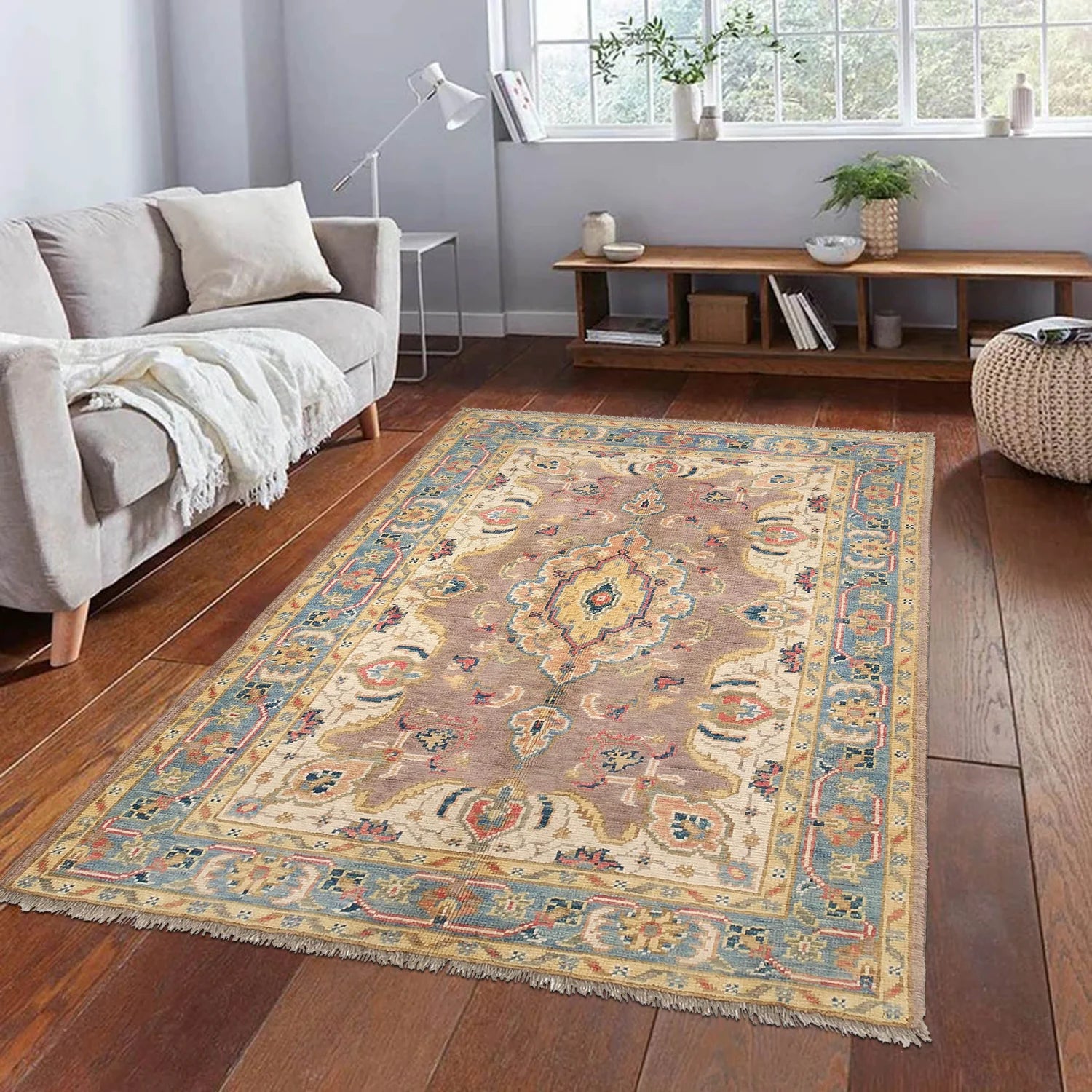 Hand Made Persian Design Heriz Rug 125 x 173 (cm) - No. G27094