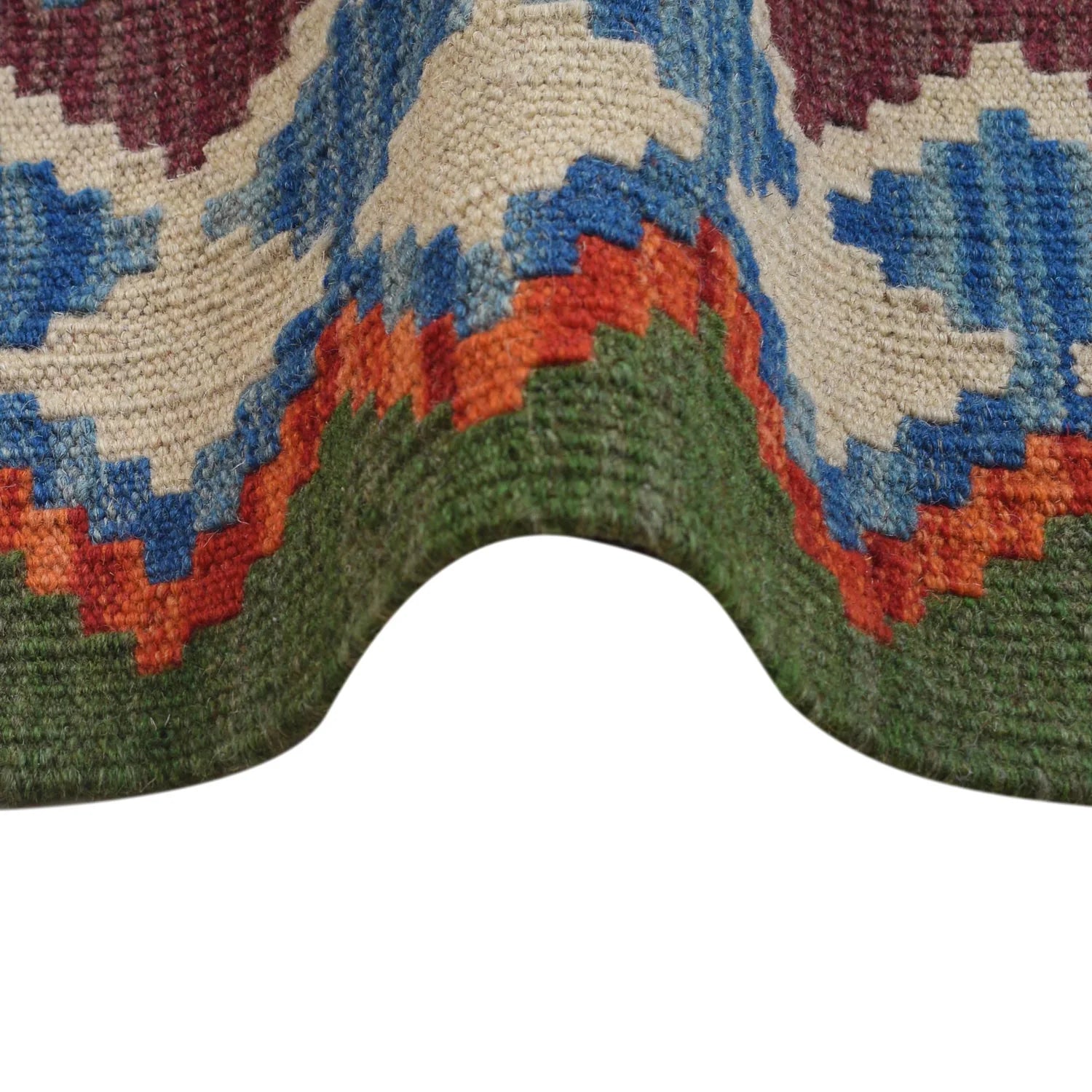 Handmade Natural Wool Kilim Rug 180 × 240 cm – No. G31562