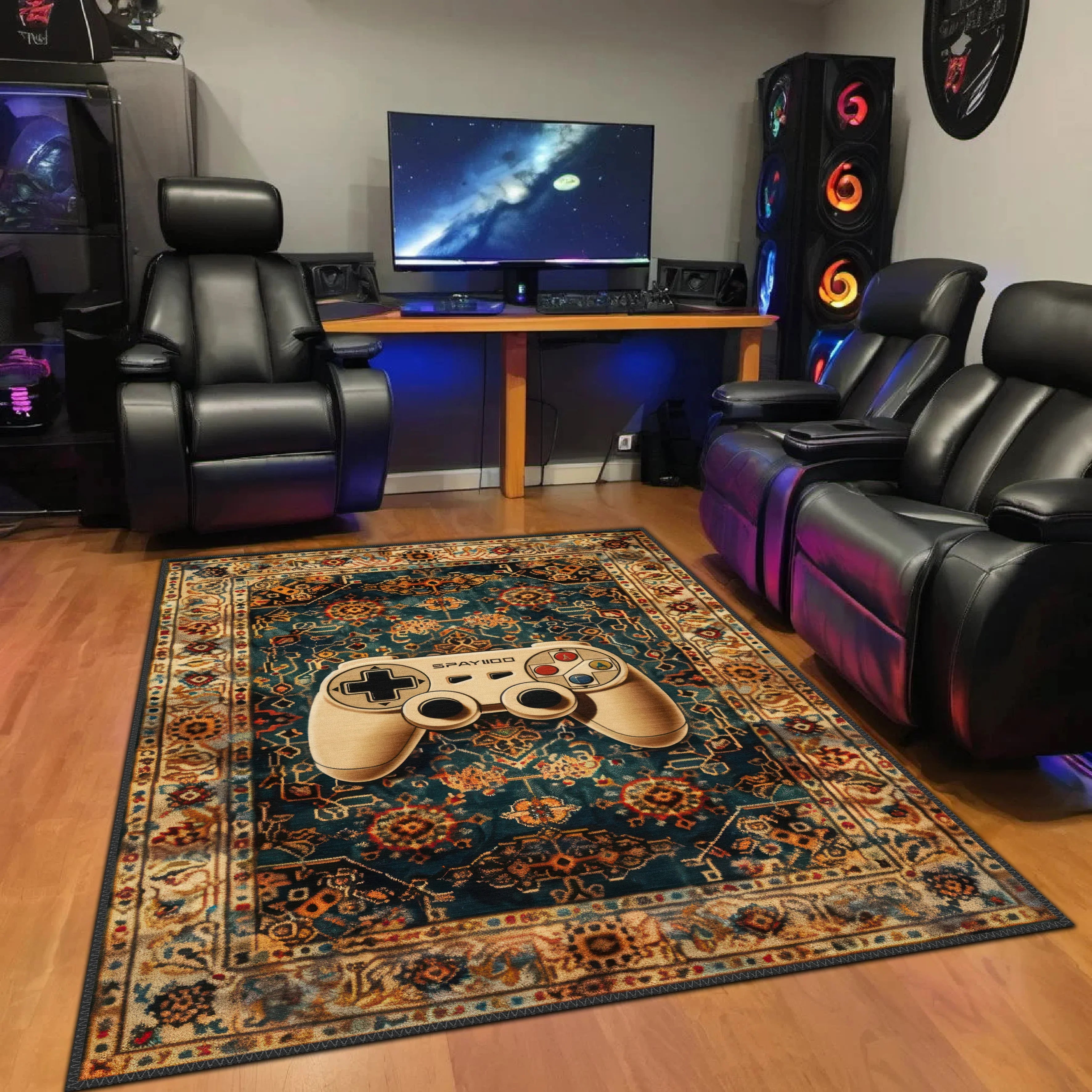 Gamer's Paradise Rug - Aladdinrugs