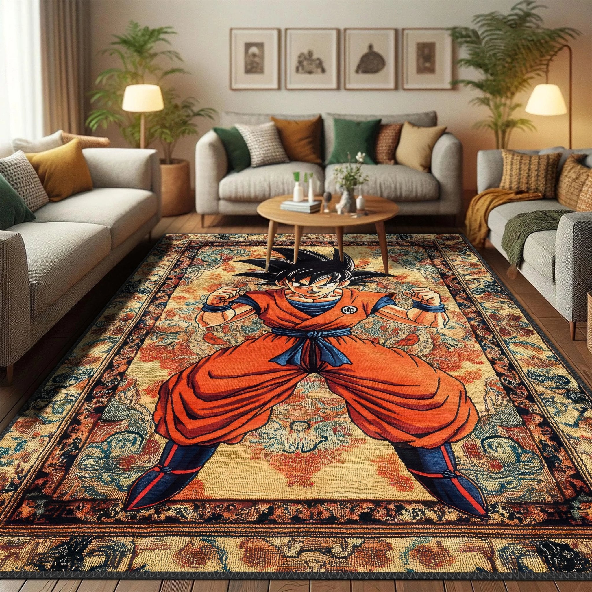 Anime Hero Goku Rug - Aladdinrugs