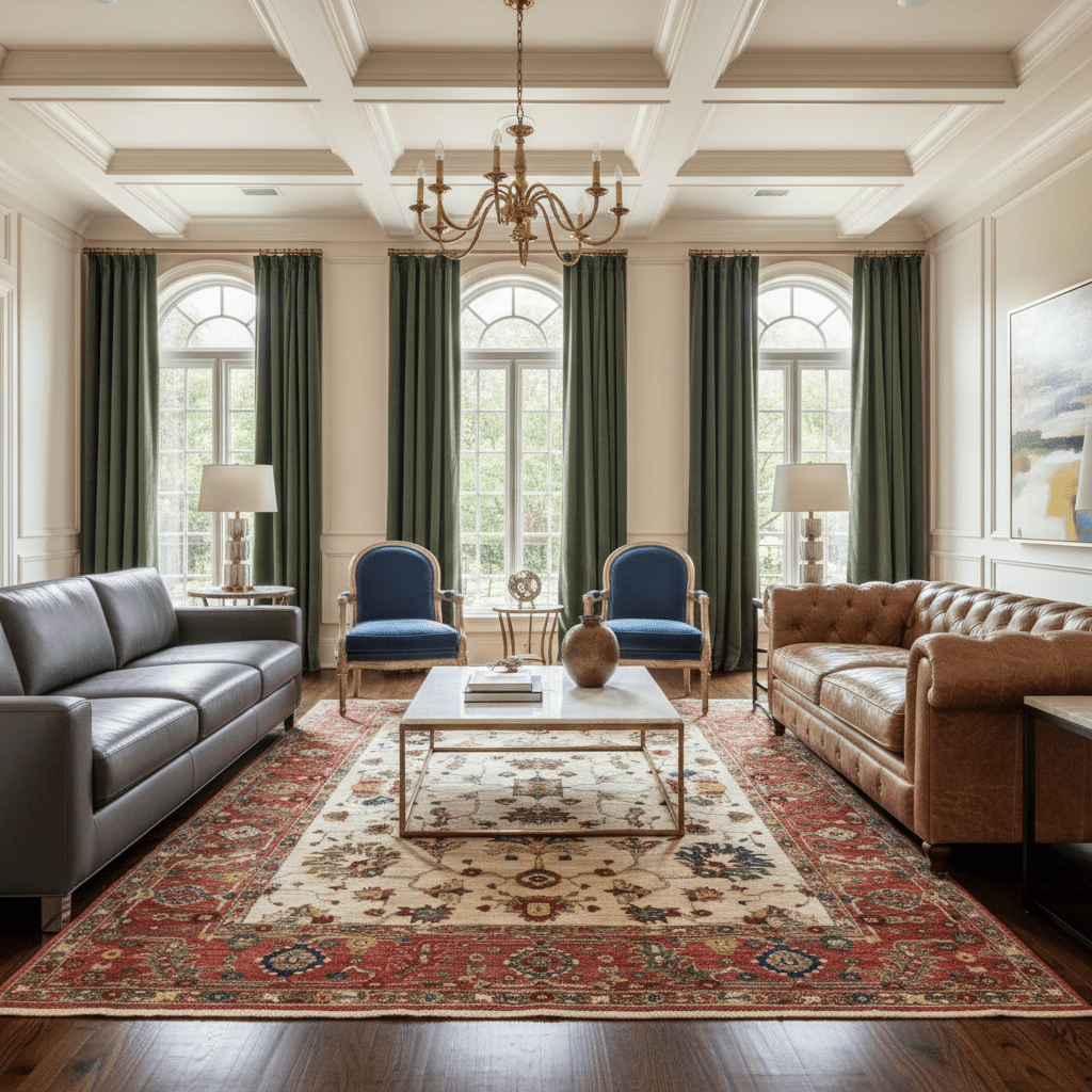 Luxurious Persian Style Grand Orchard Frame Rug | Aladdin Rugs UK
