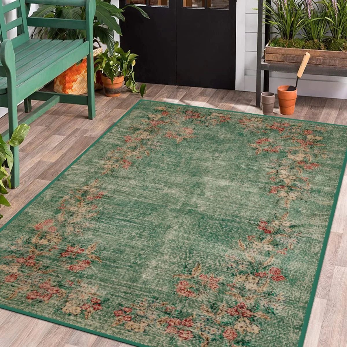 Green Antique Look - Aladdinrugs