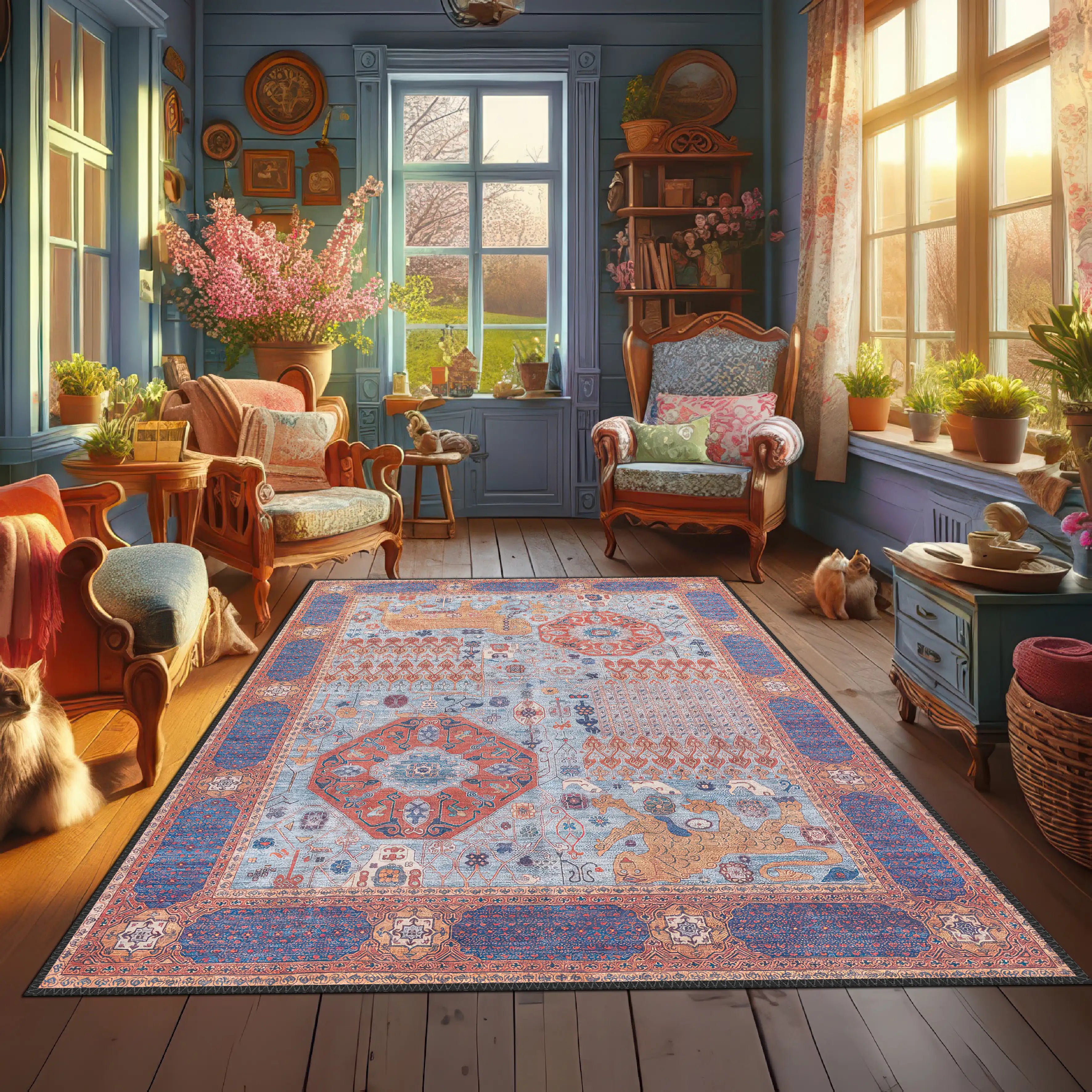 Mythical Luxurious Rug - Aladdinrugs