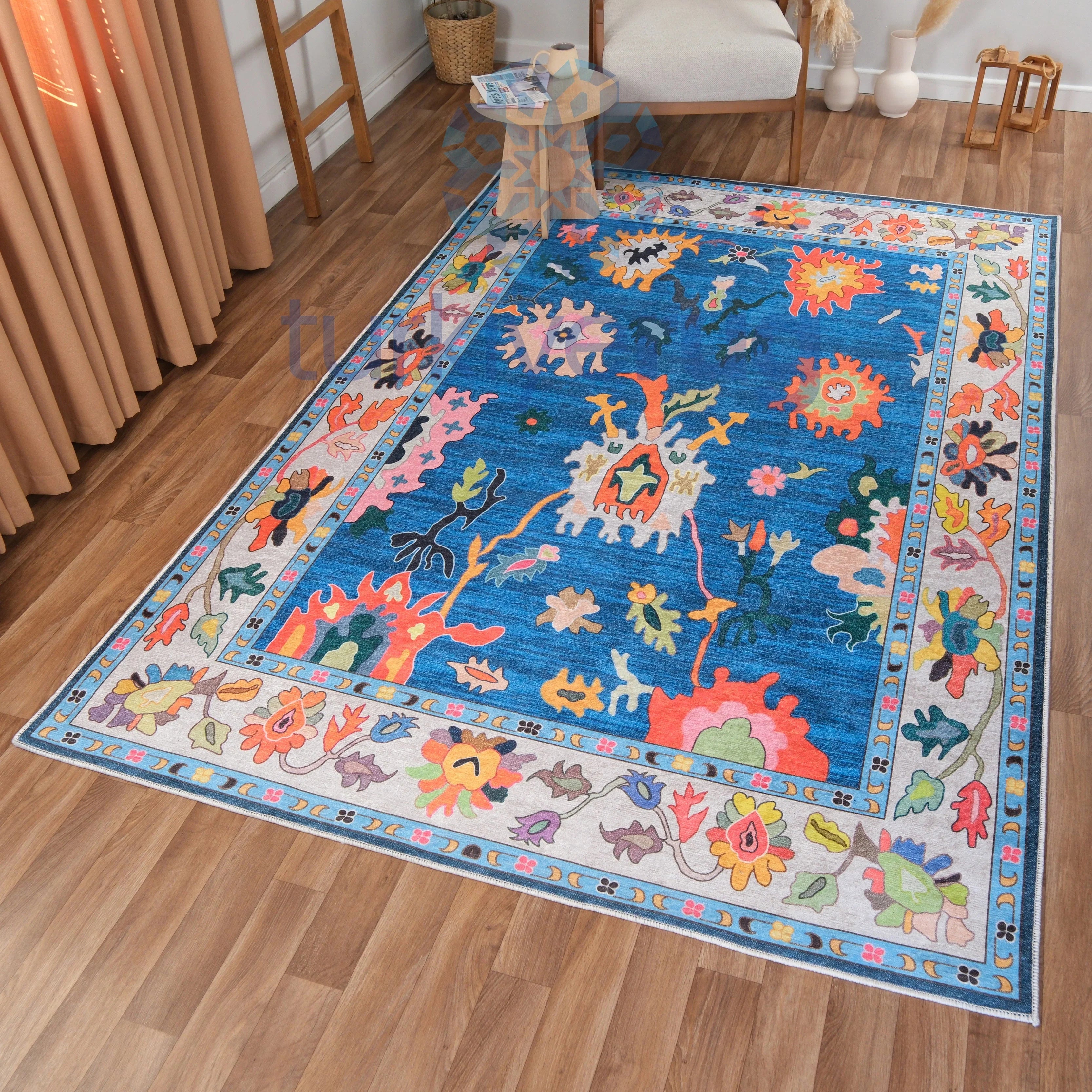 Colorful Oushak Rug - Aladdinrugs