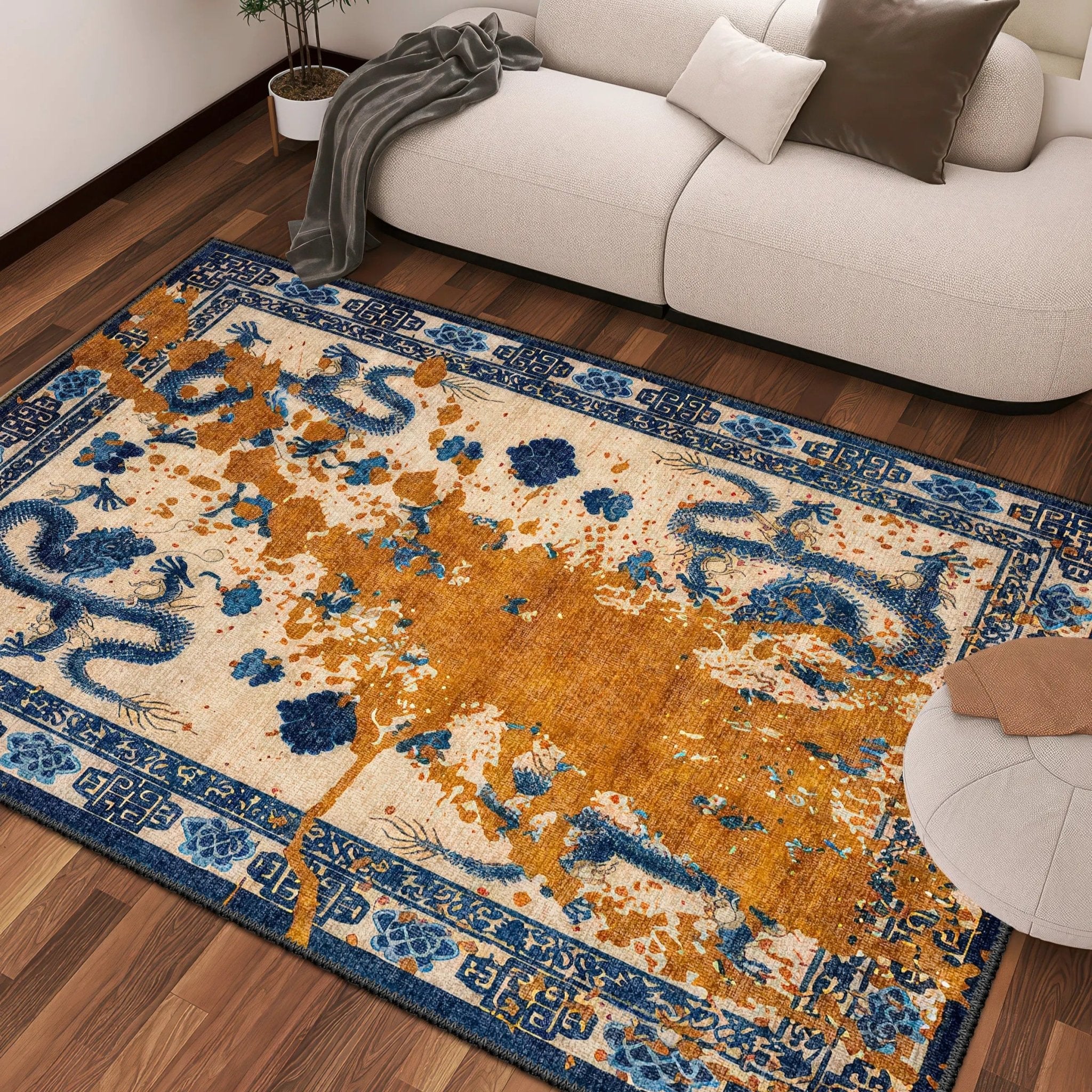 Oriental Dragon Rug - Aladdinrugs