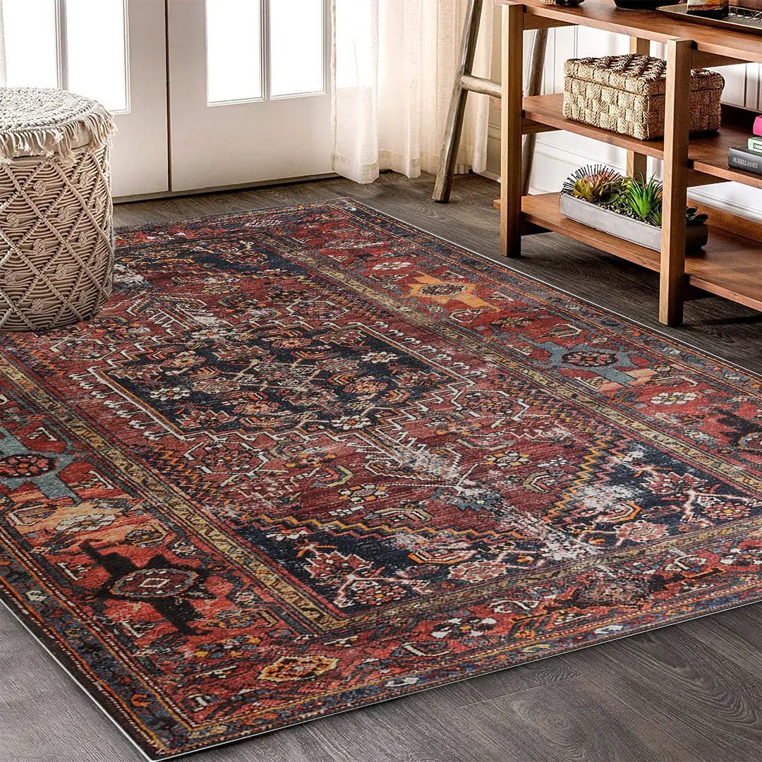 Rustic Persian Style Rug - Aladdinrugs