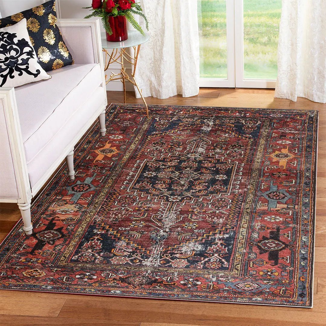 Rustic Persian Style Rug - Aladdinrugs