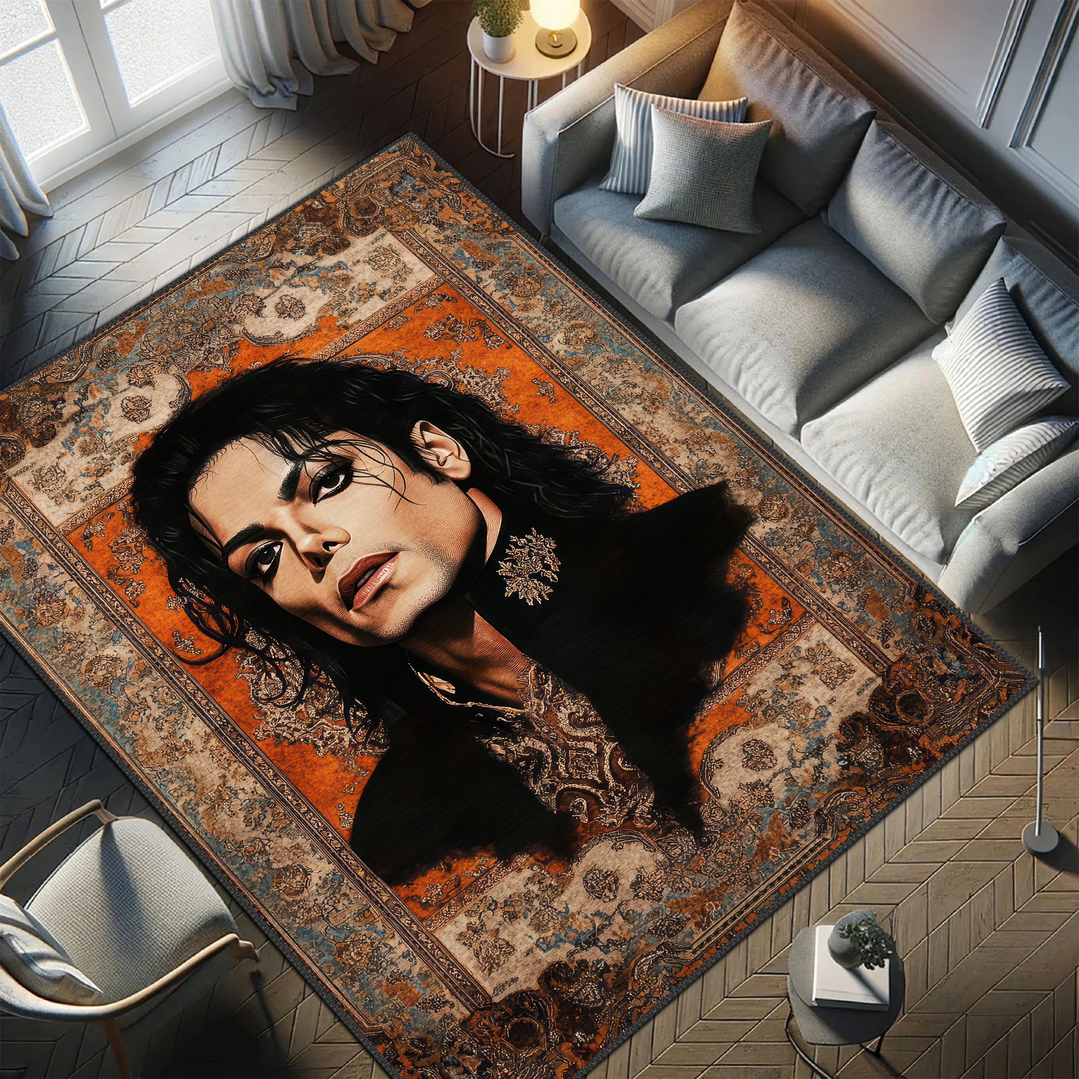 Celebrity Portrait Rug - Aladdinrugs