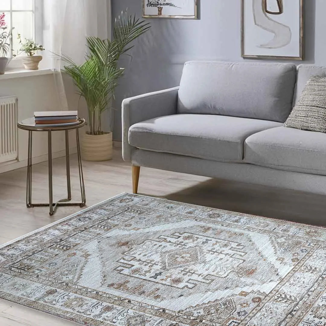 Emerald Elysian Rug – 2318A-BEIGE/ROSE