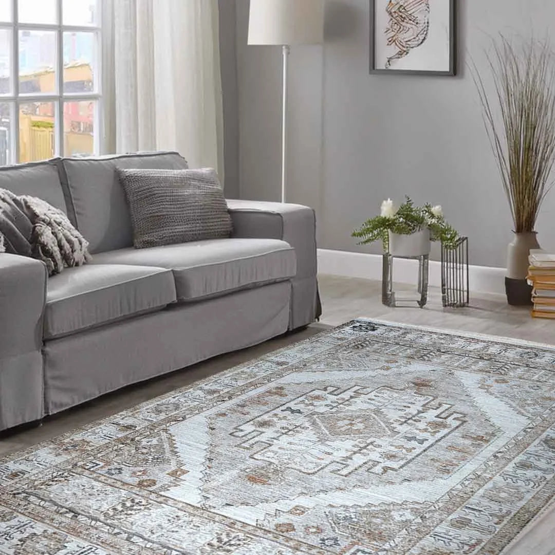 Emerald Elysian Rug – 2318A-BEIGE/ROSE