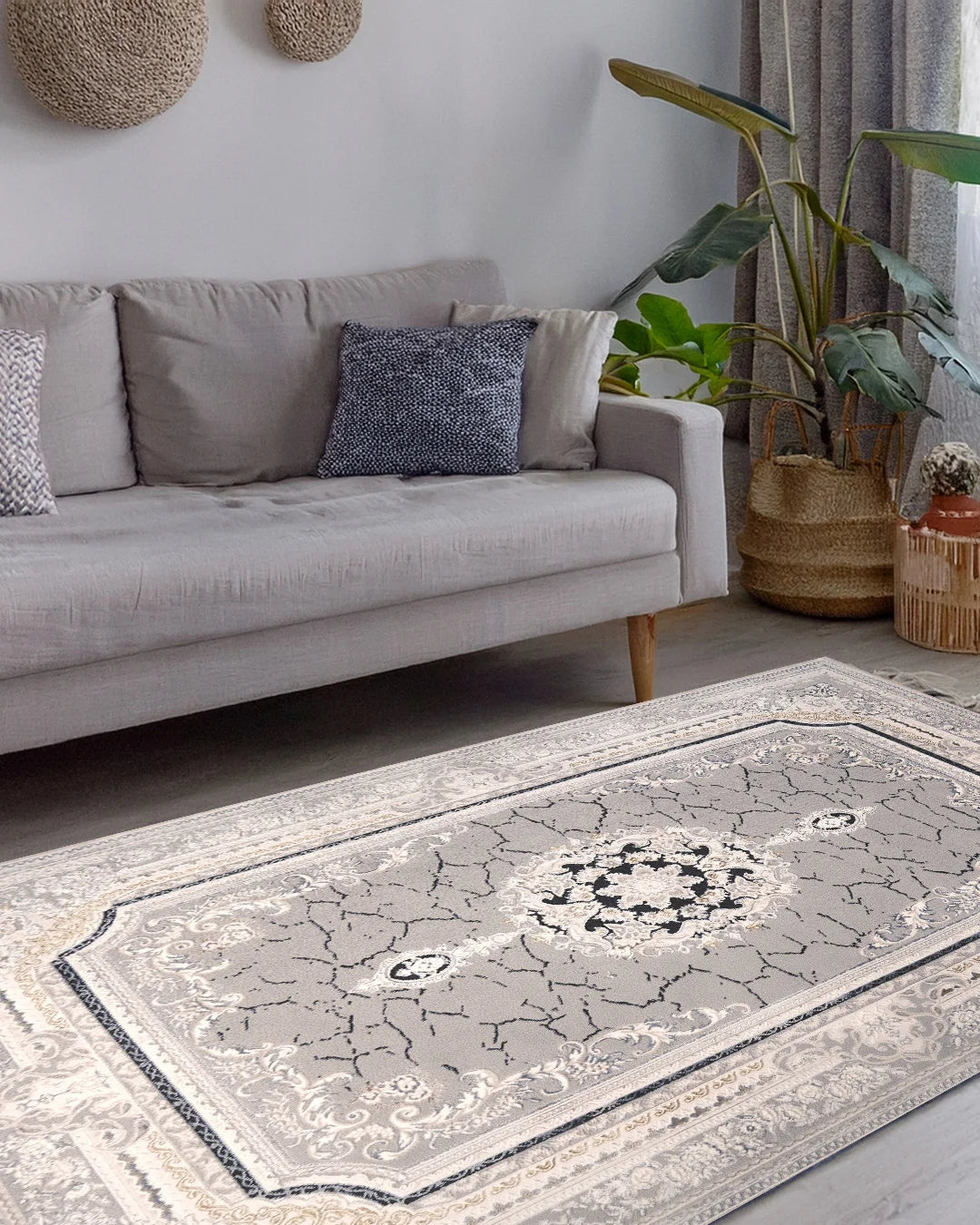 Ruby Marble Medallion Rug