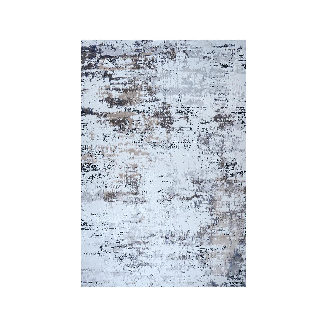 Lorenz Cream Grey Abstract Modern Rug