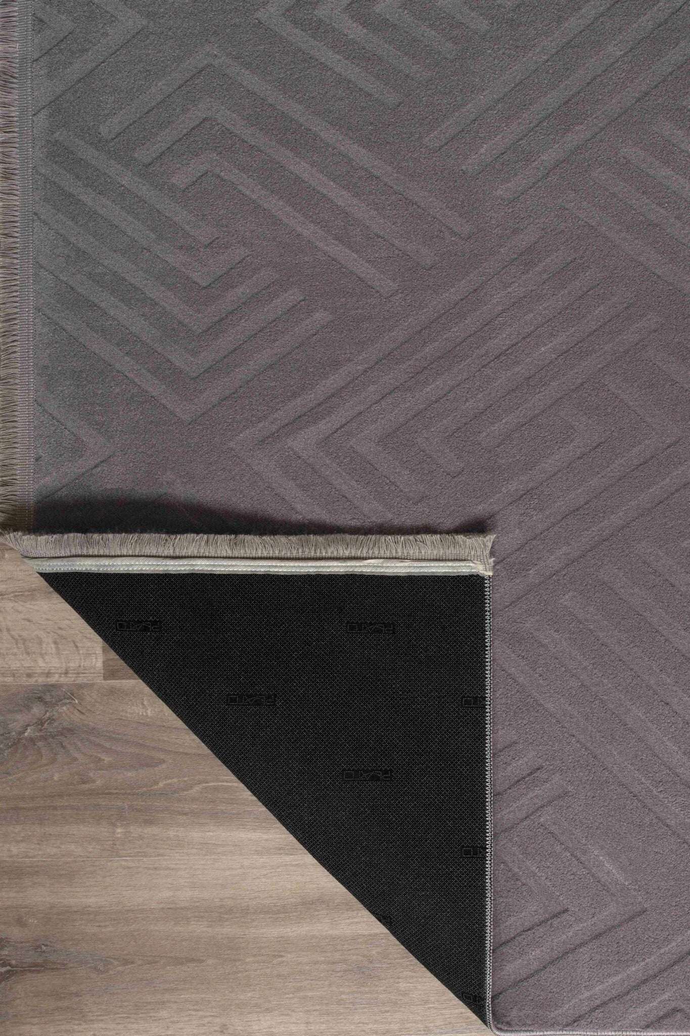 Modern Geometric, Soft & Non-Slip - OPPO Washable Rug 1010 Grey