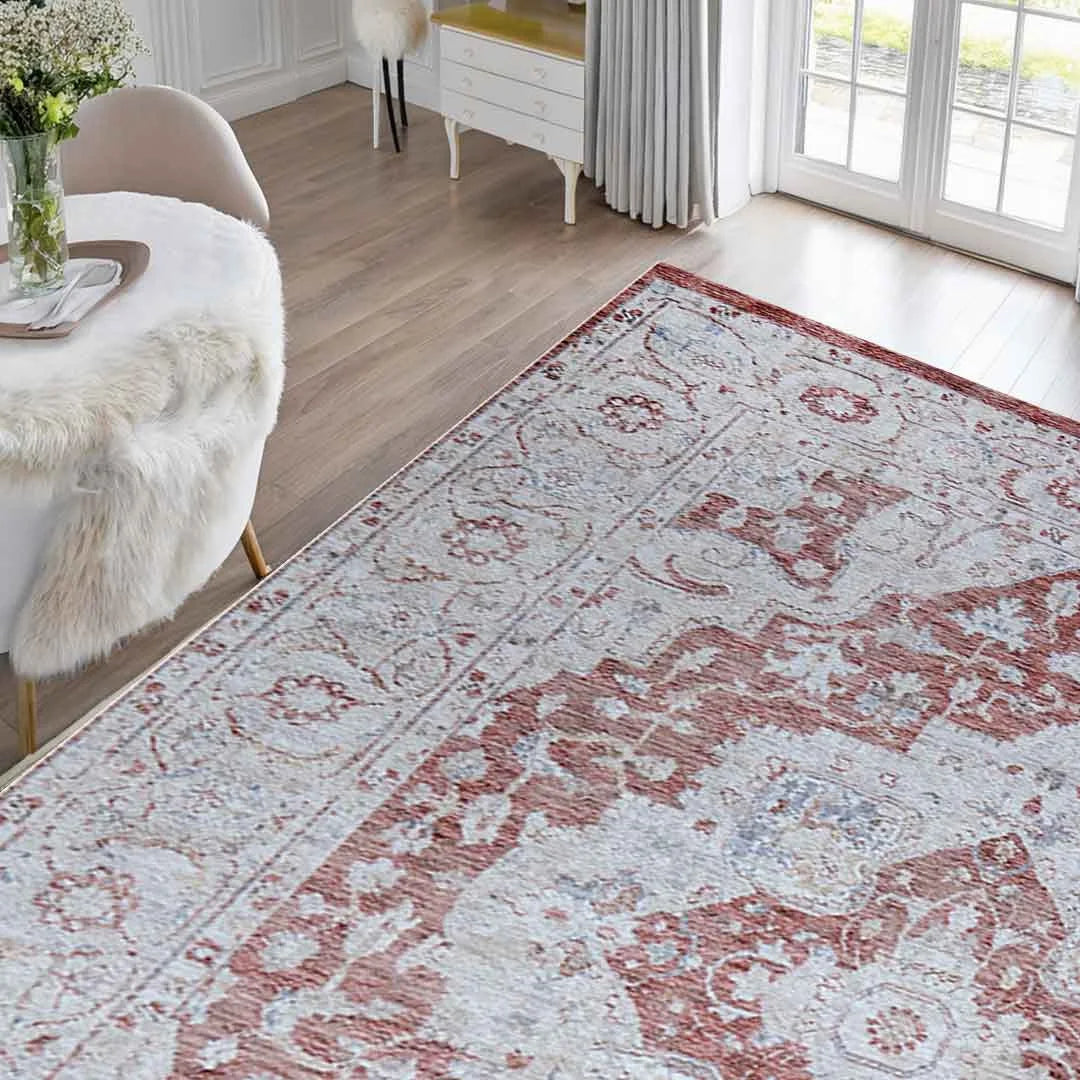 Emerald Rustique Rug – 2301A-ROSE/ROSE