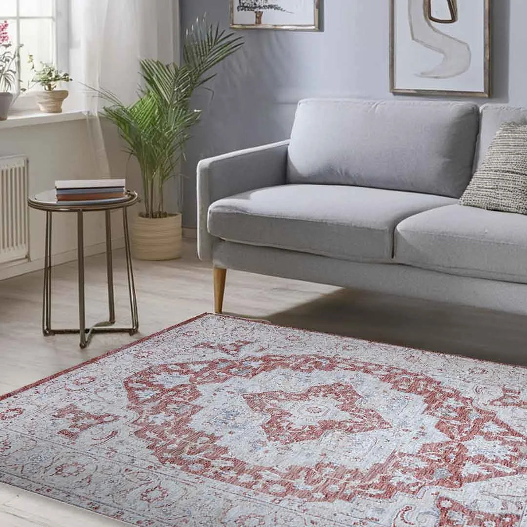 Emerald Rustique Rug – 2301A-ROSE/ROSE