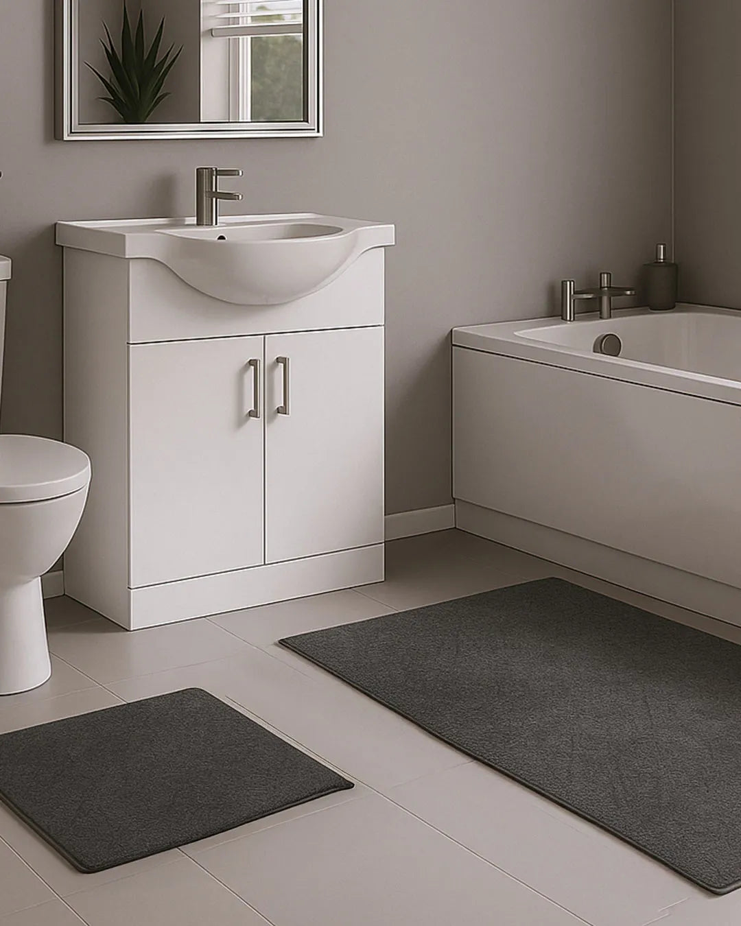 Anthracite Textured Rug - SOFT-2034-ANTHR