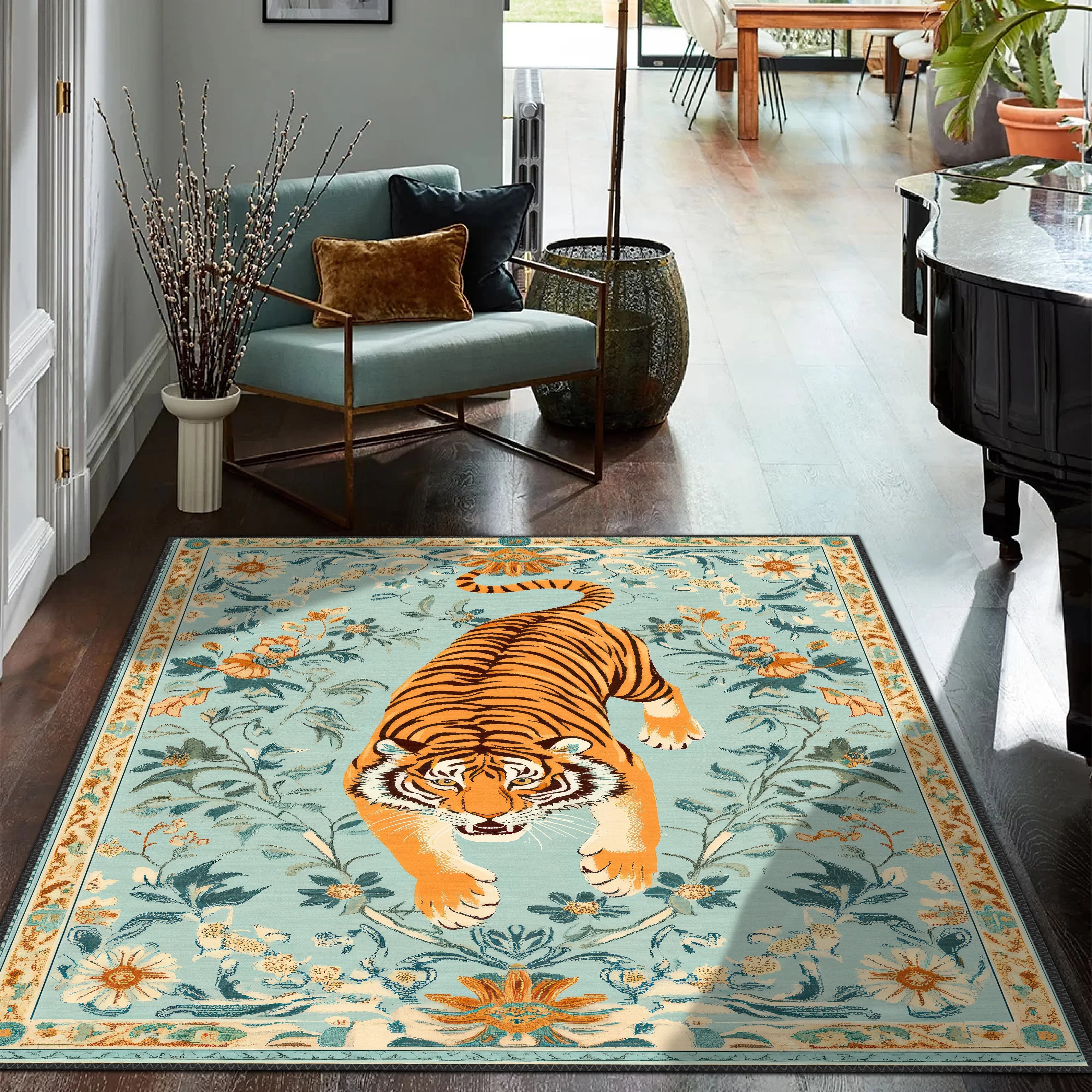 Exquisite Tiger Carpet - Aladdinrugs