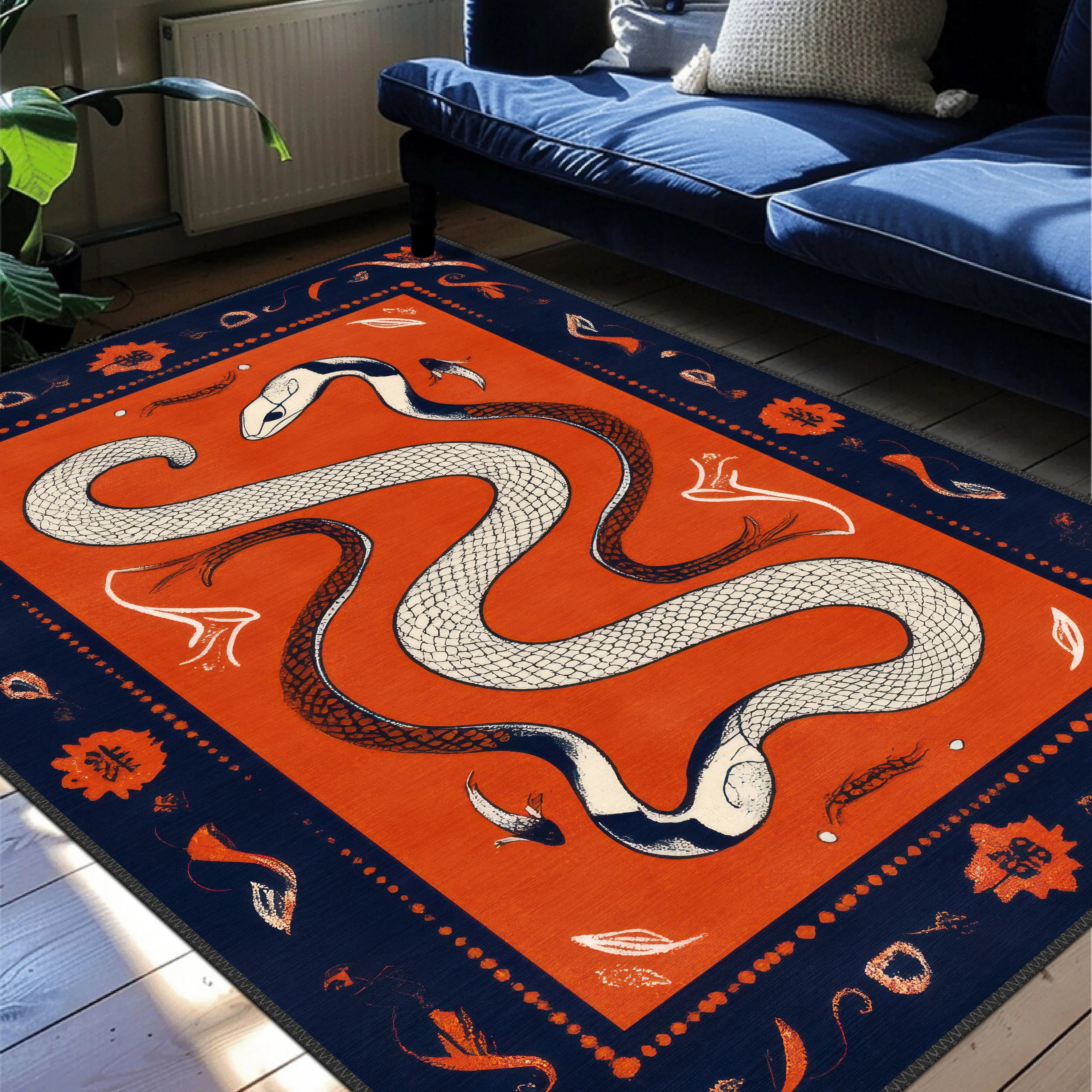 Majestic Serpent Rug - Aladdinrugs
