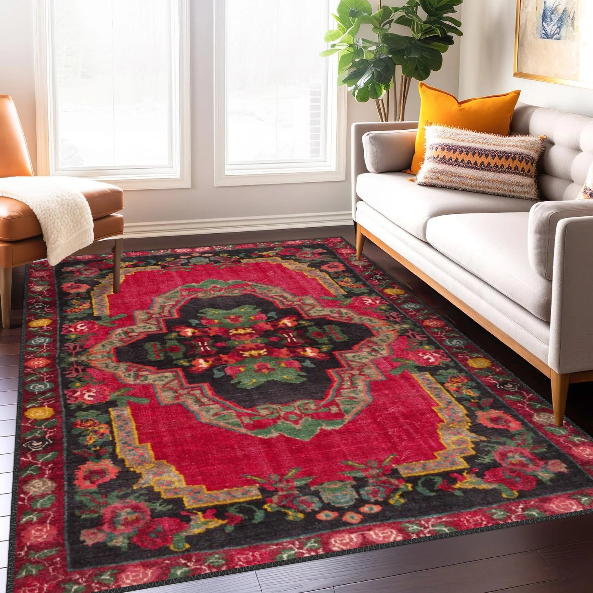 Karabakh Floral Rug - Aladdinrugs