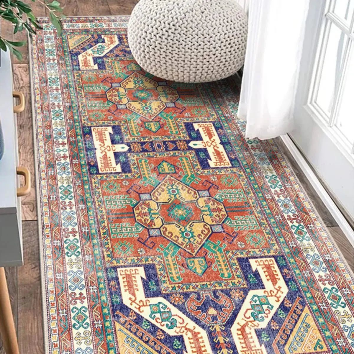 Kazakh Runner Rug - Aladdinrugs