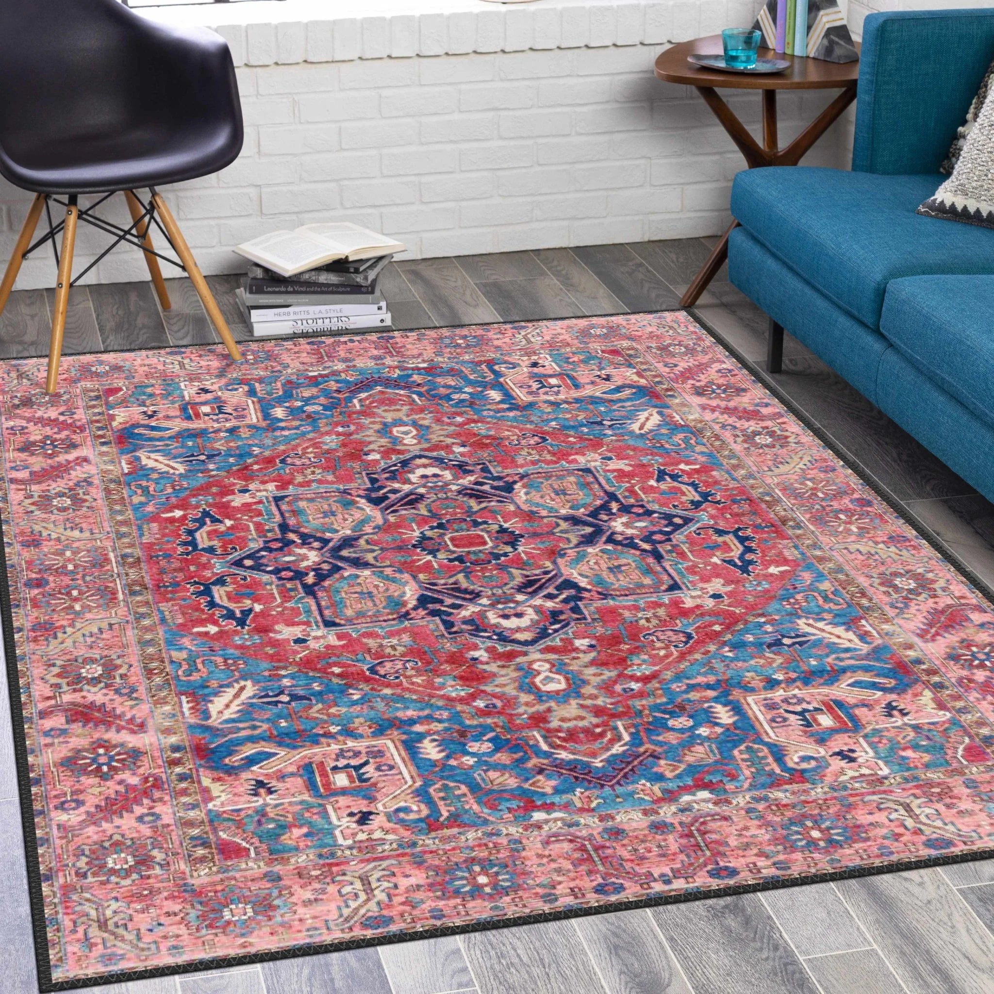 Persian Style Medallion Rug - Aladdinrugs