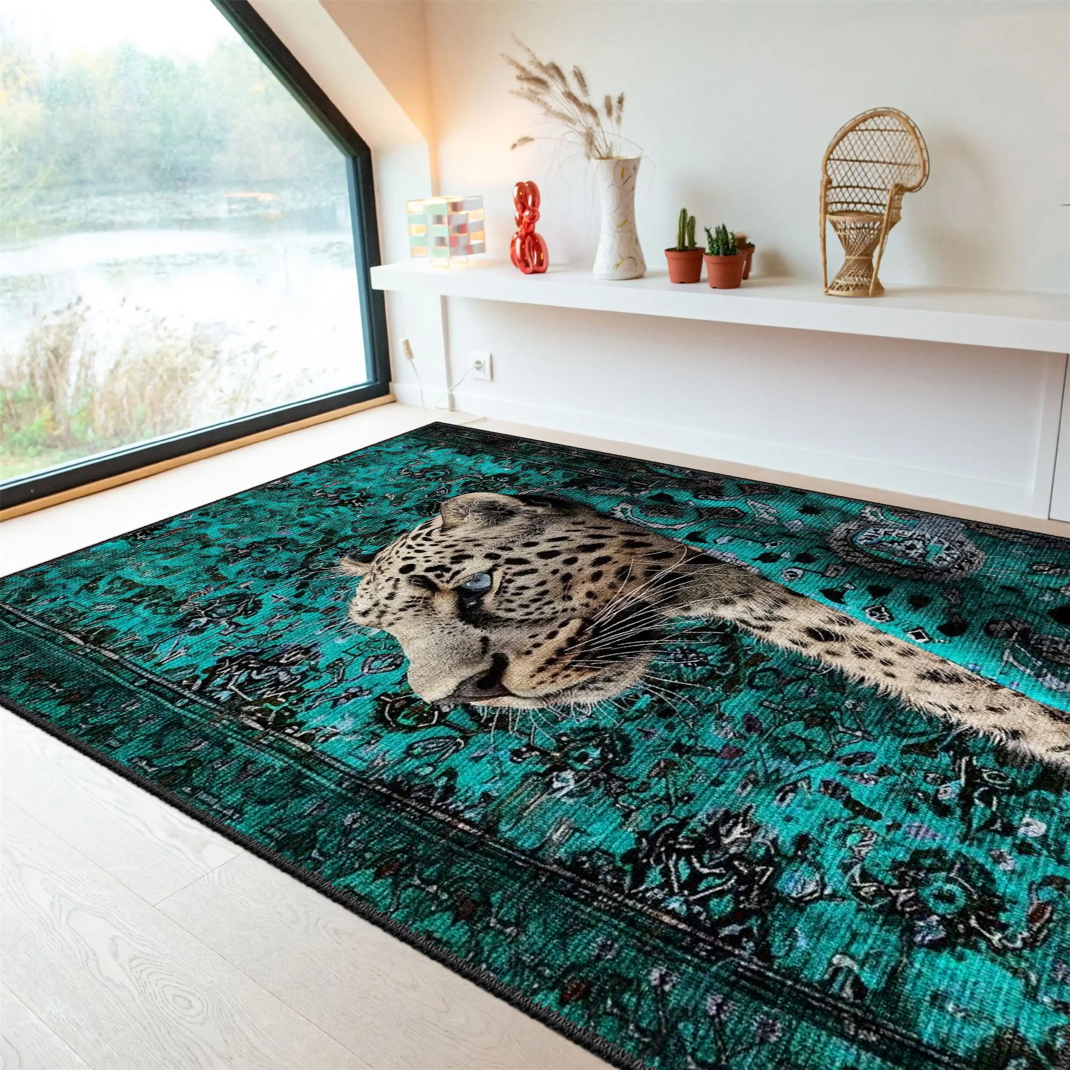 Artistic Leopard Rug - Aladdinrugs