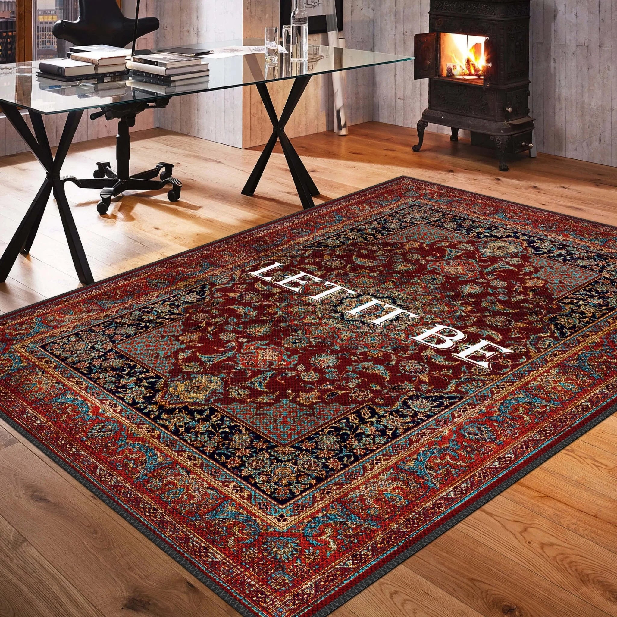 Let it Be - Oriental Art Rug - Aladdinrugs