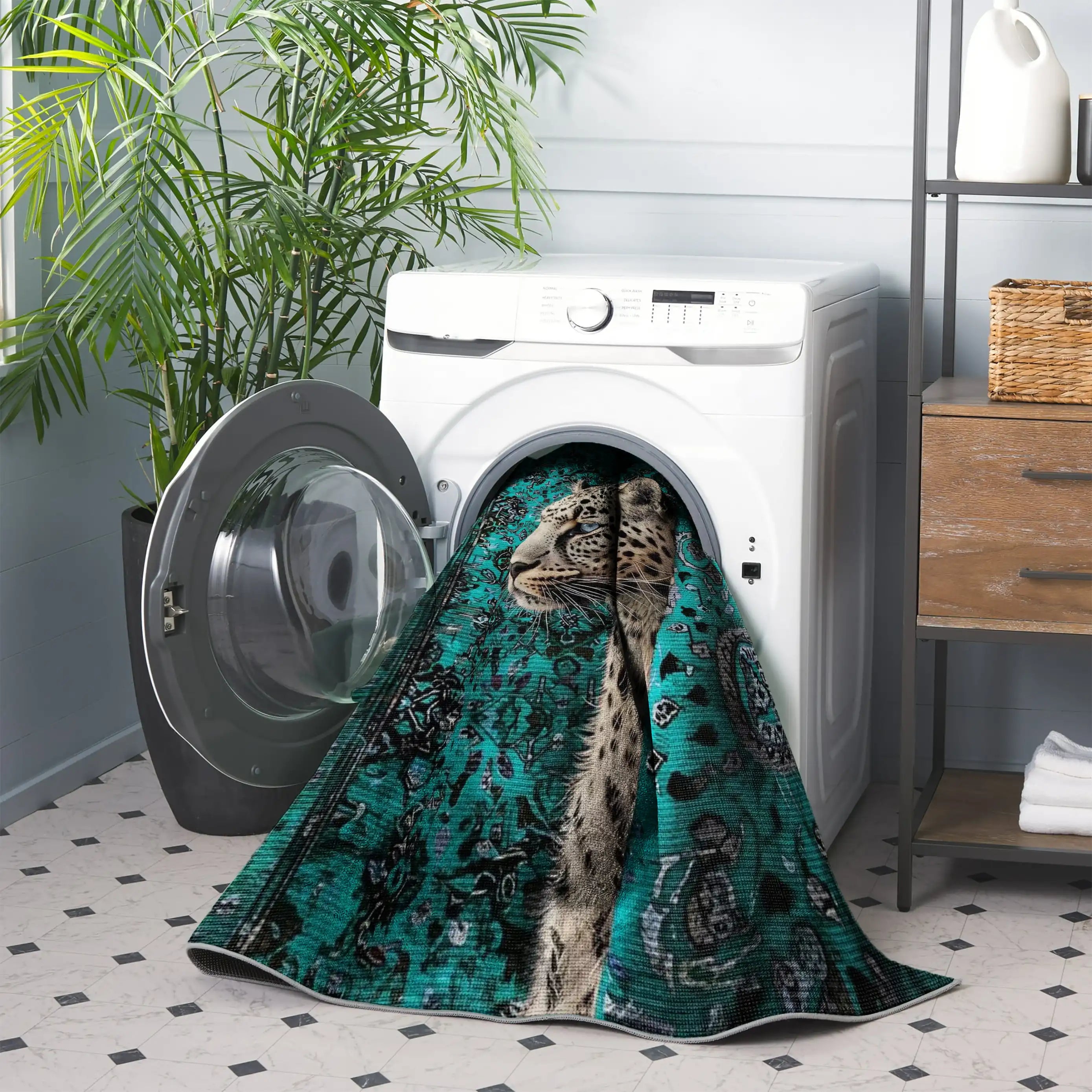 Artistic Leopard Rug - Aladdinrugs